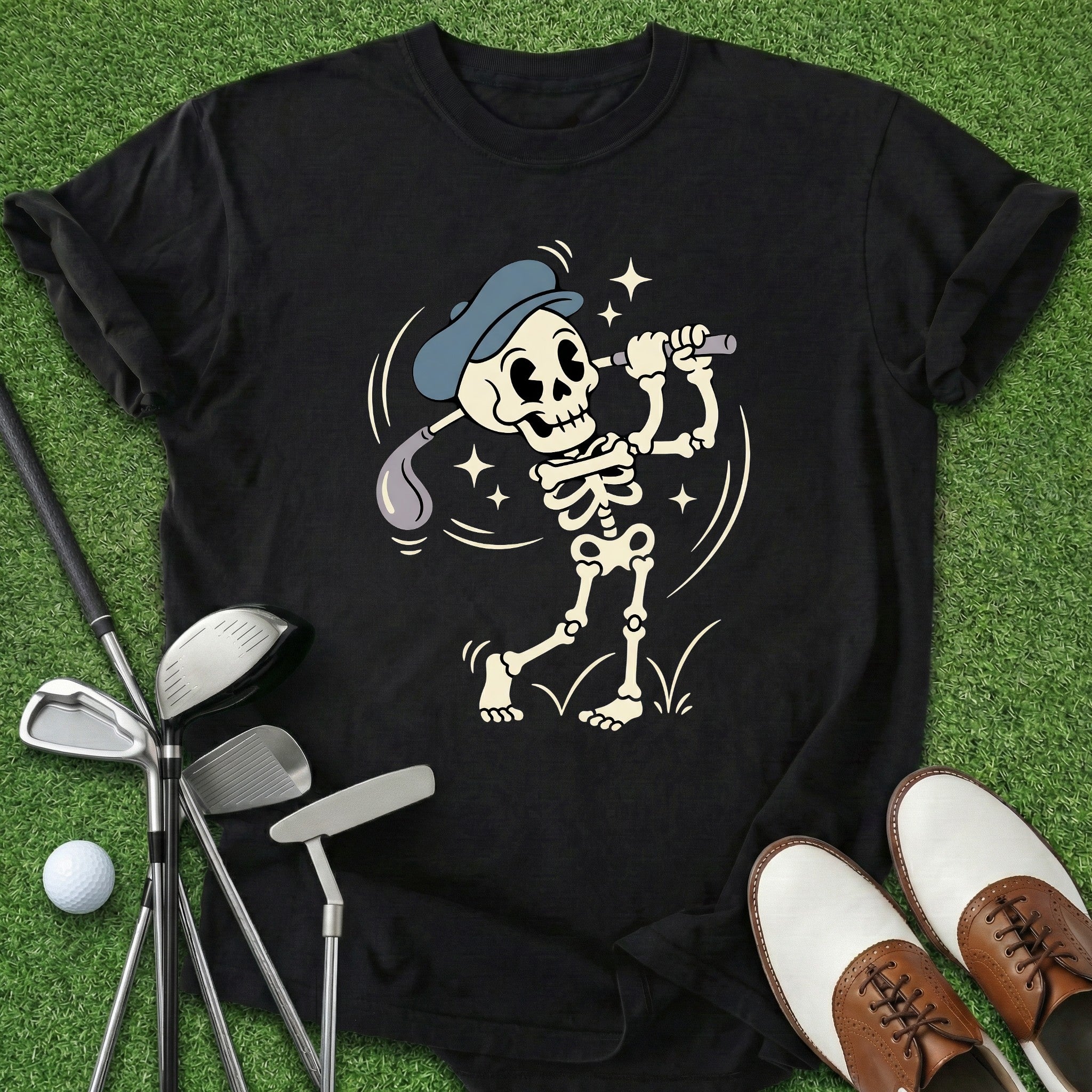Skeleton Golf T-Shirt