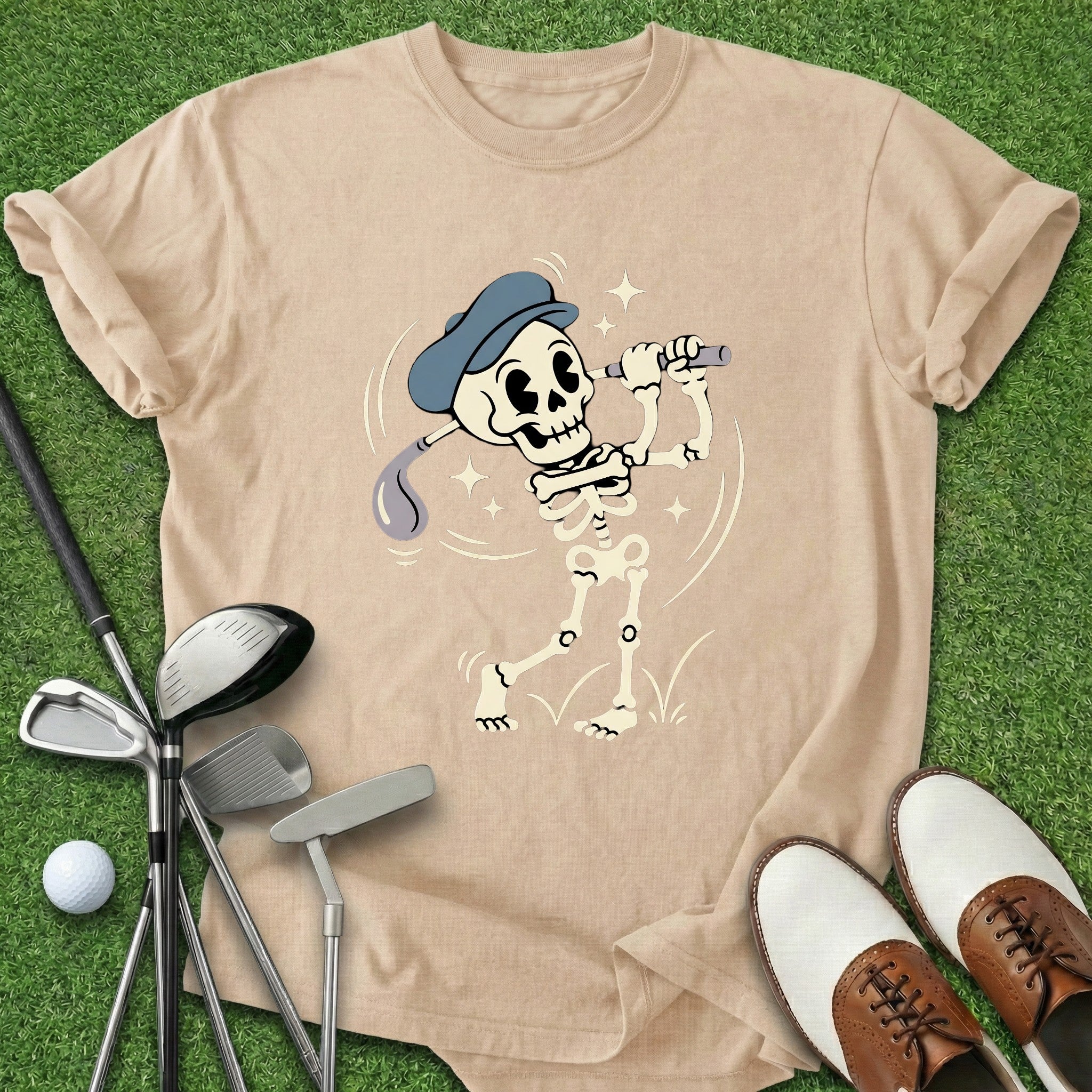 Skeleton Golf T-Shirt