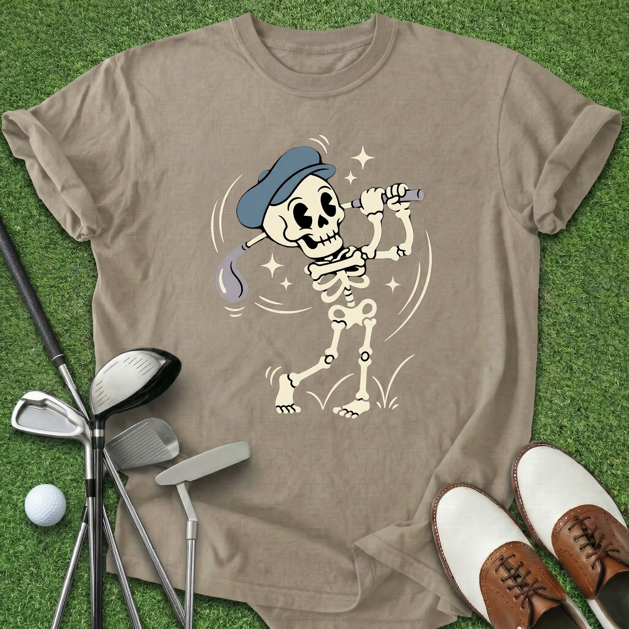 Skeleton Golf T-Shirt
