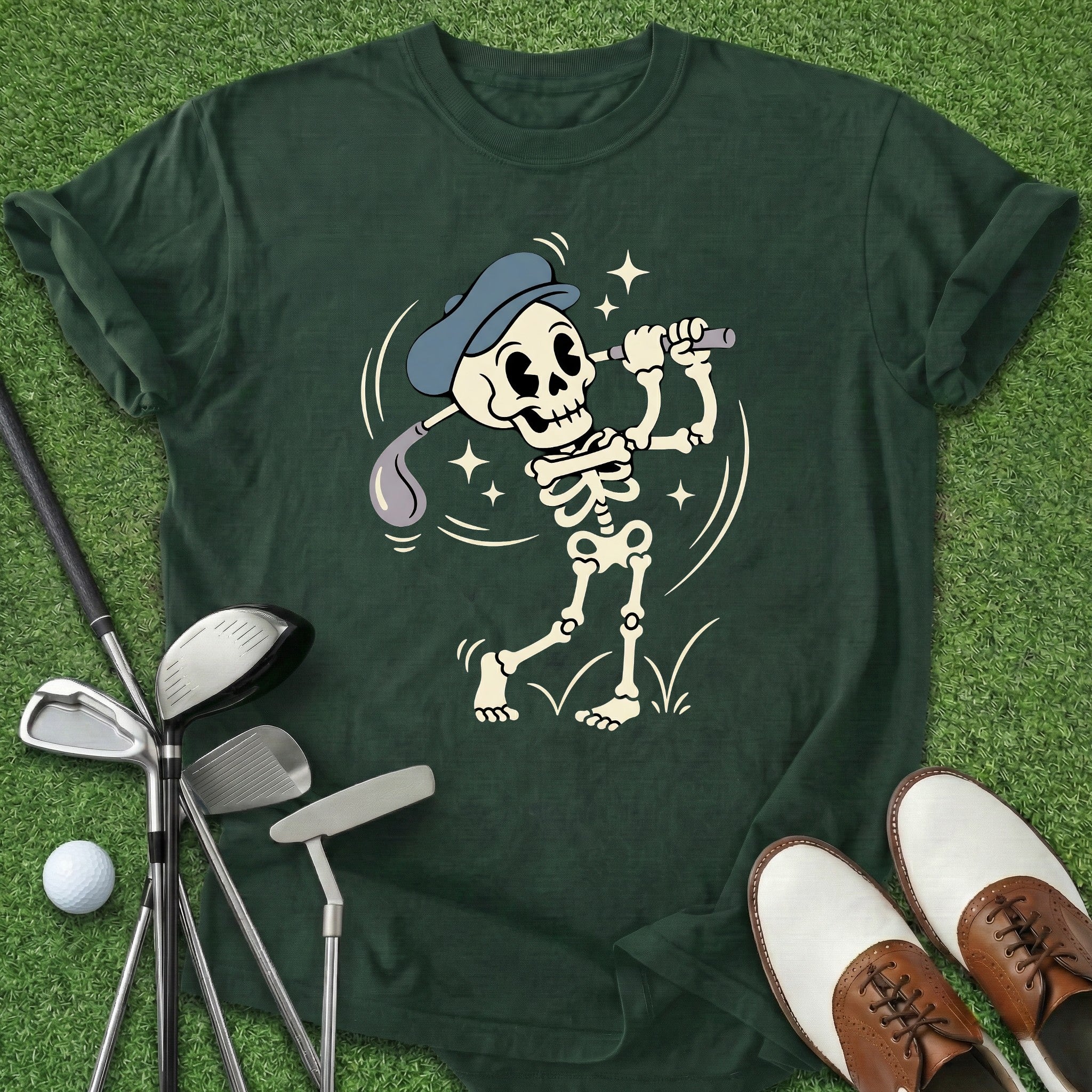 Skeleton Golf T-Shirt