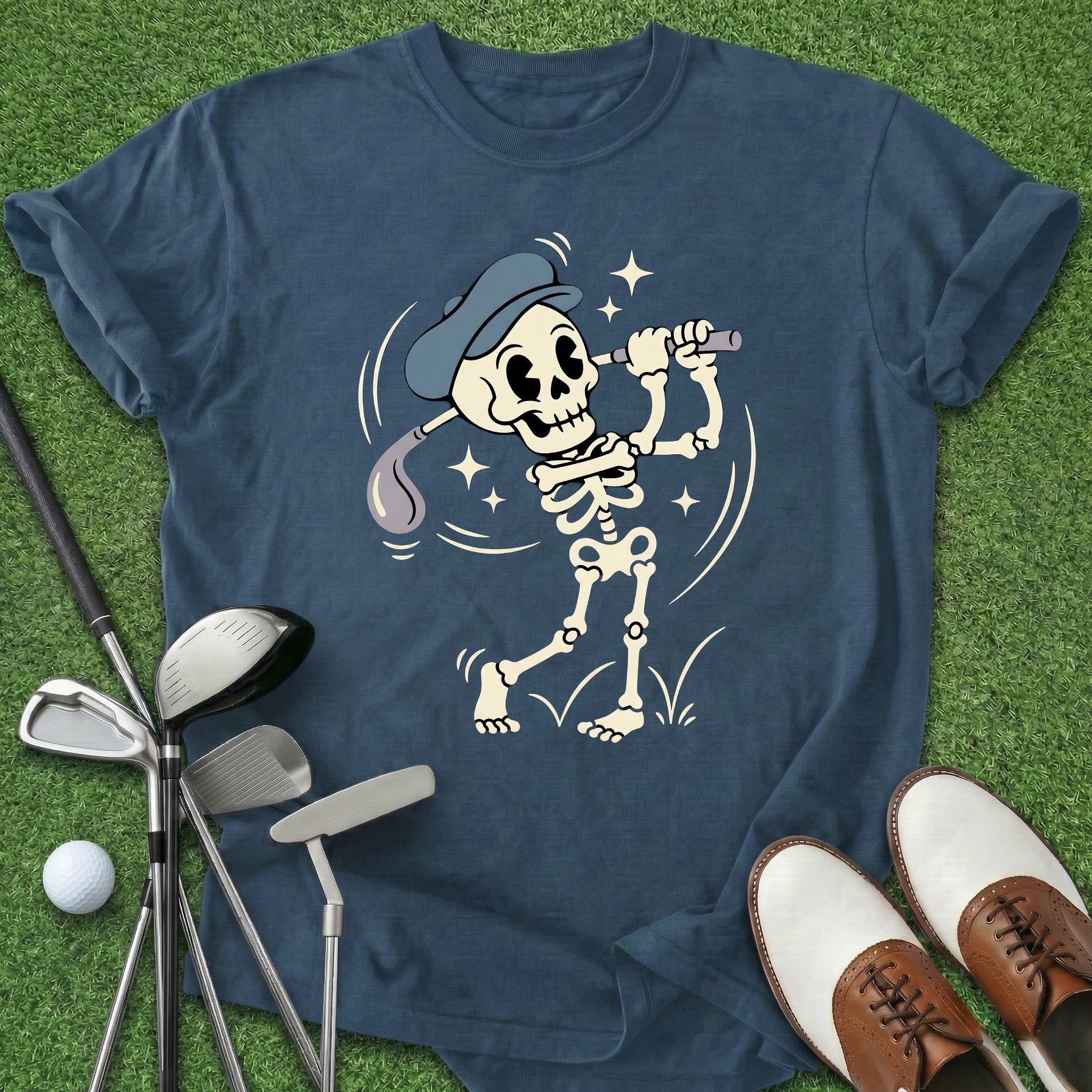 Skeleton Golf T-Shirt