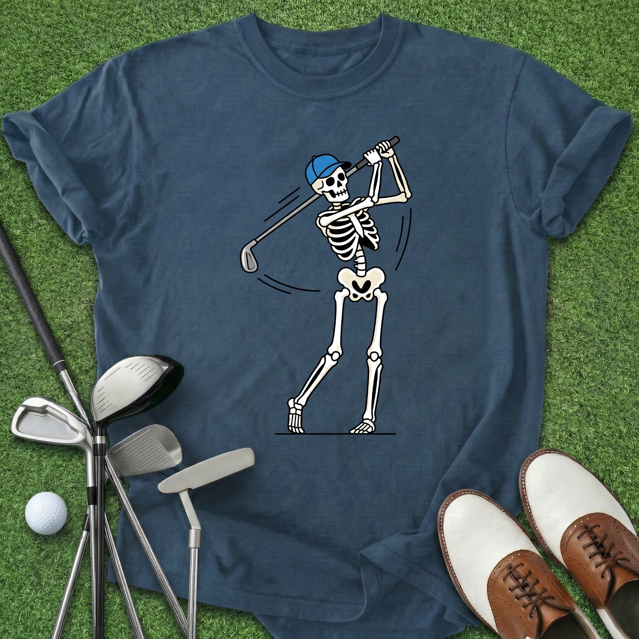 Skeleton Golf T-Shirt