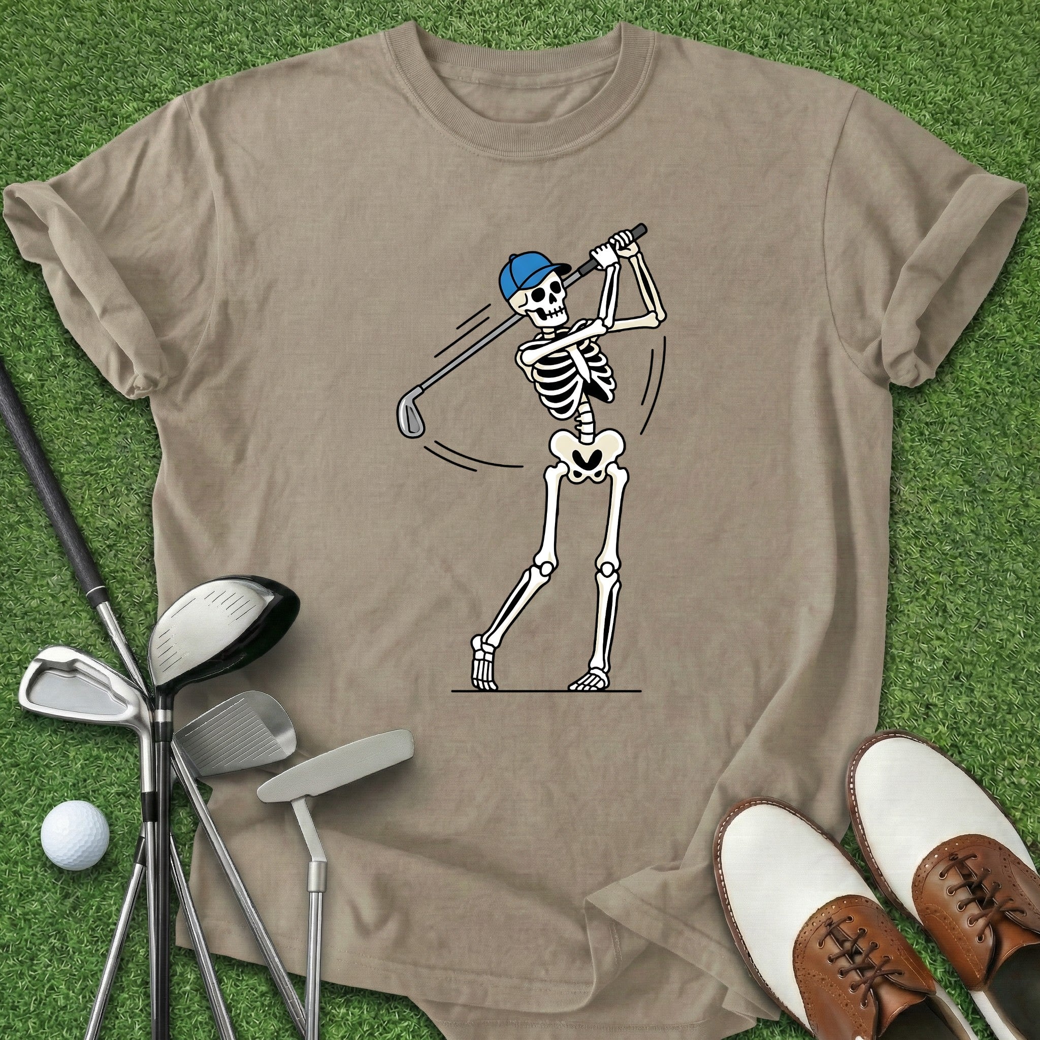 Skeleton Golf T-Shirt