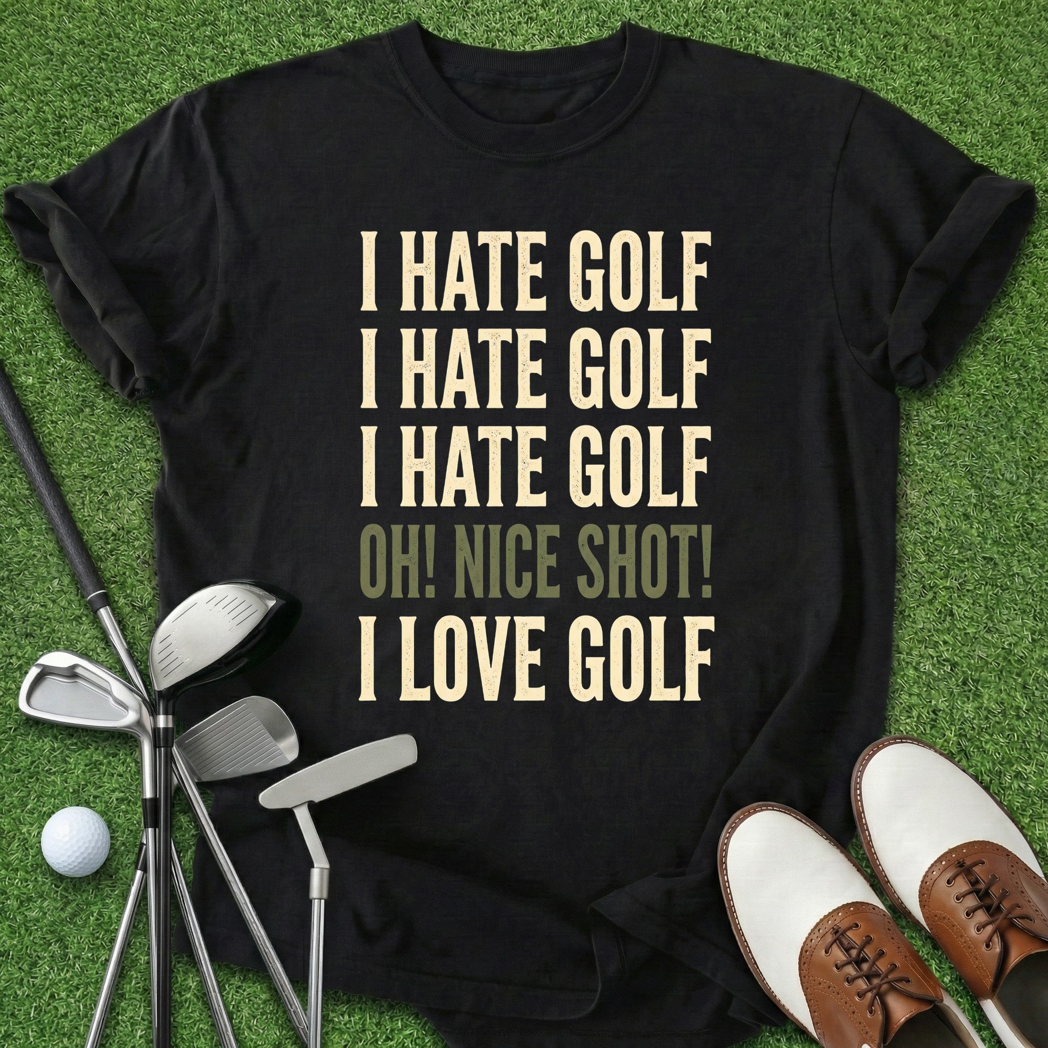 I Hate Golf T-Shirt