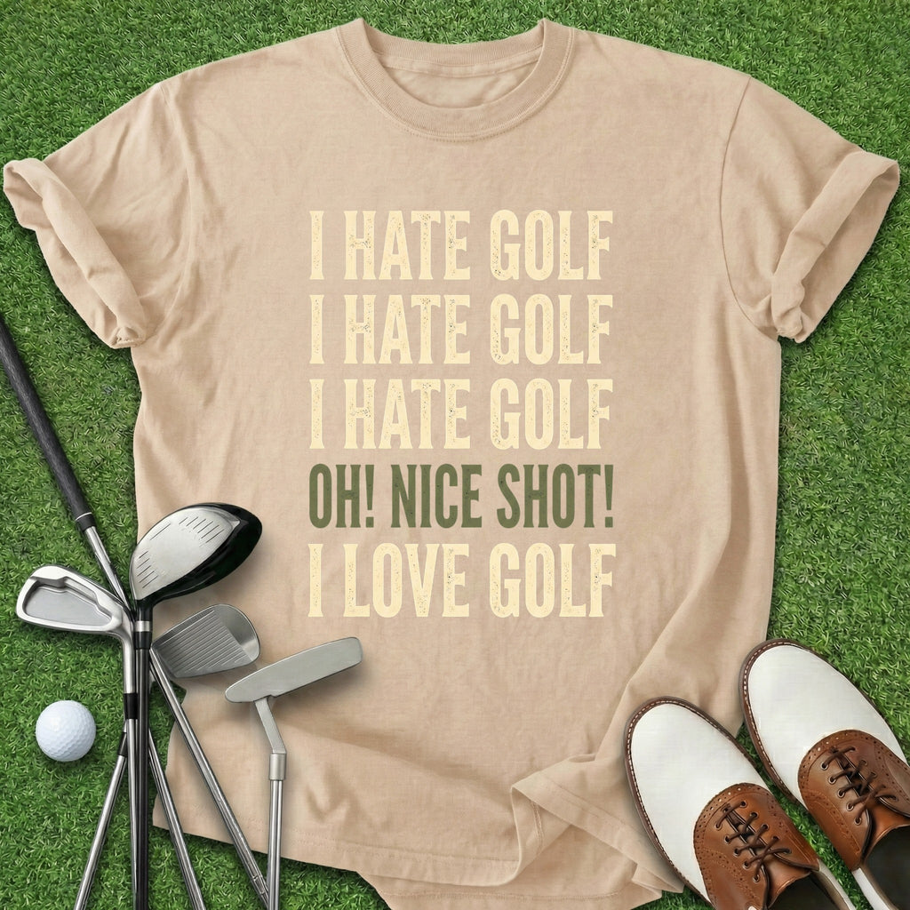 I Hate Golf T-Shirt