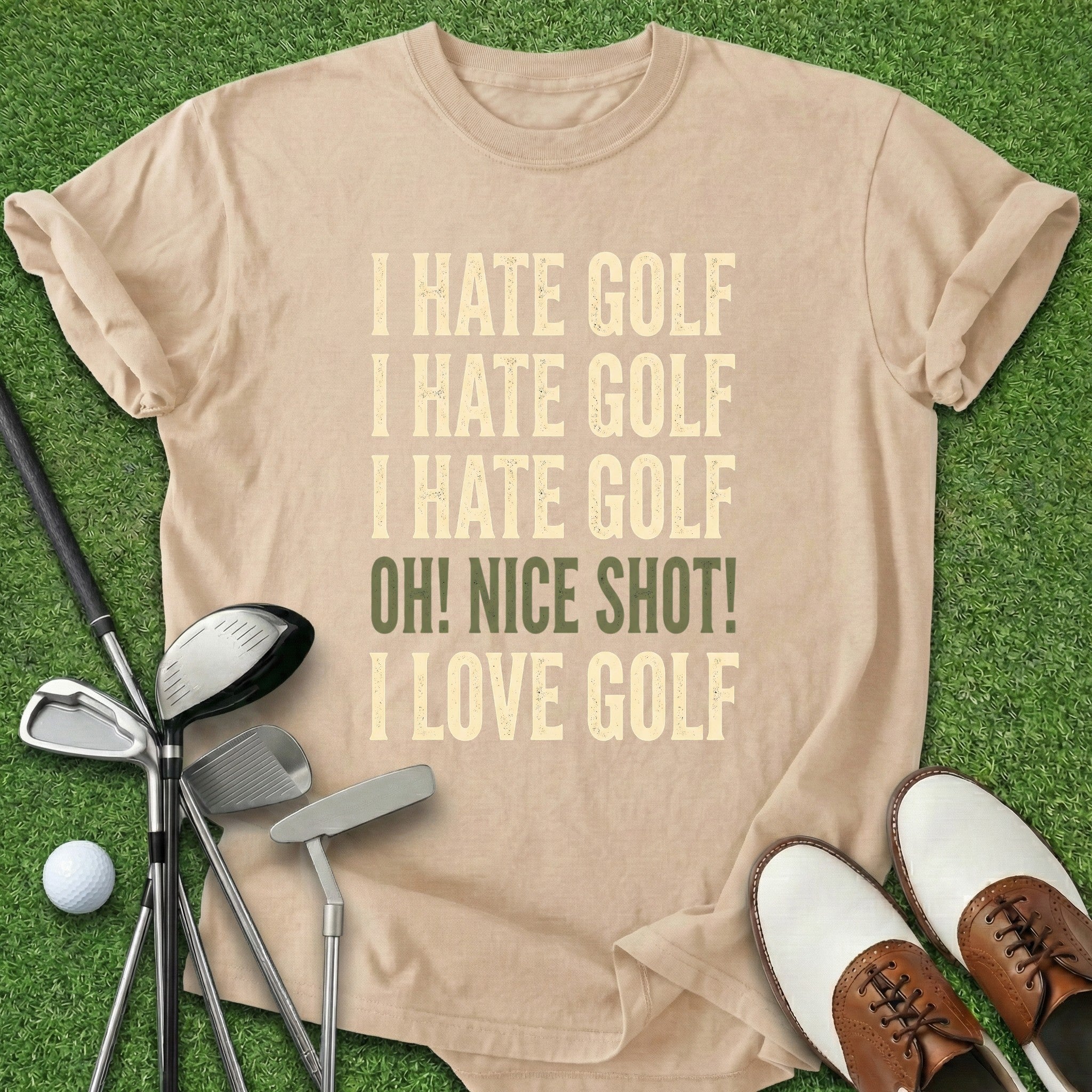 I Hate Golf T-Shirt