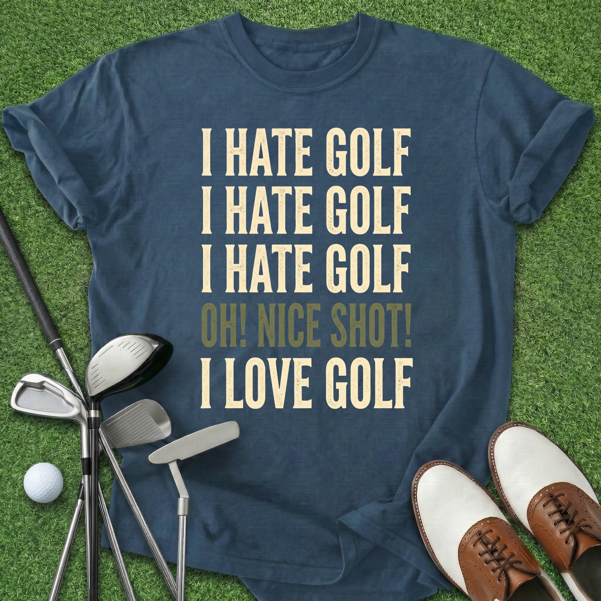 I Hate Golf T-Shirt