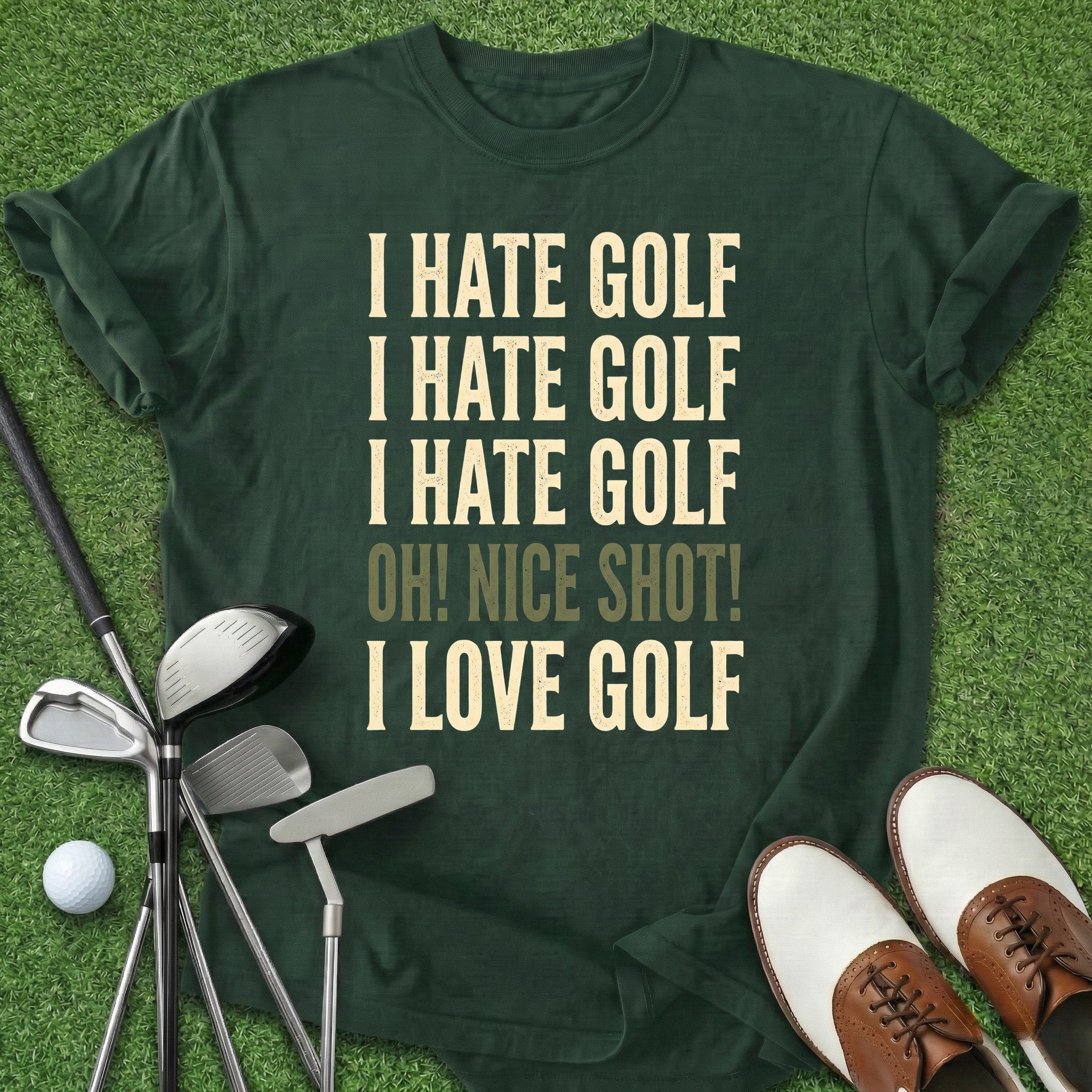 I Hate Golf T-Shirt
