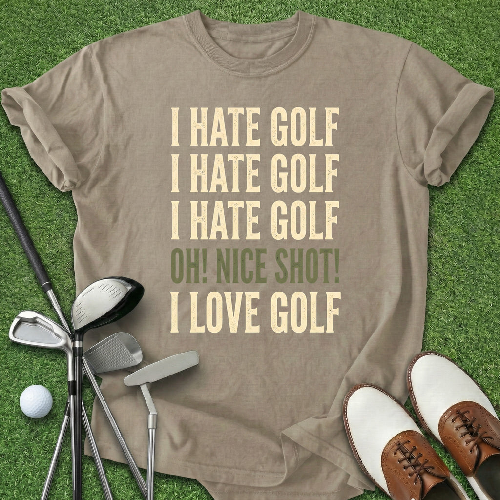 I Hate Golf T-Shirt