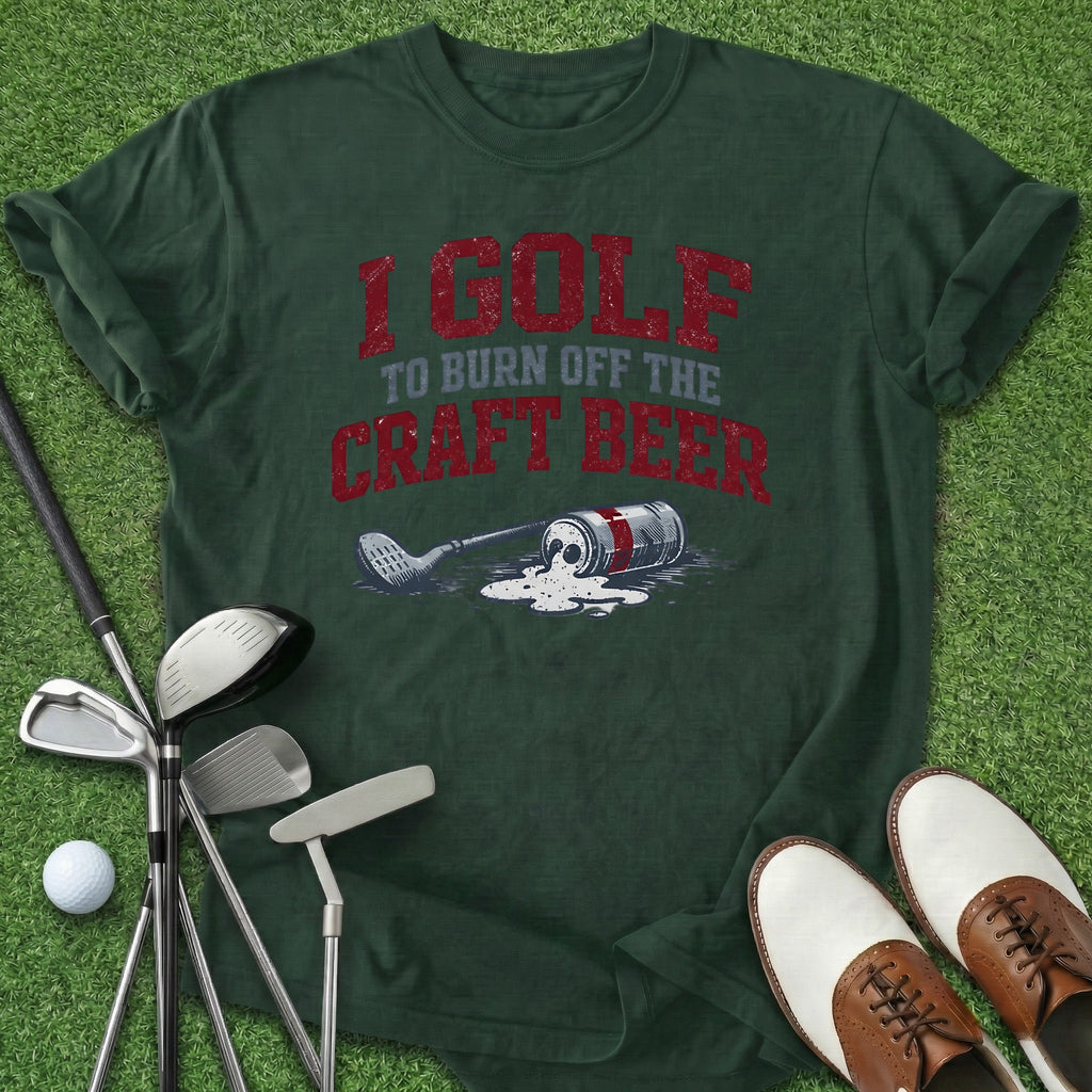 Craft Beer Golf  T-Shirt