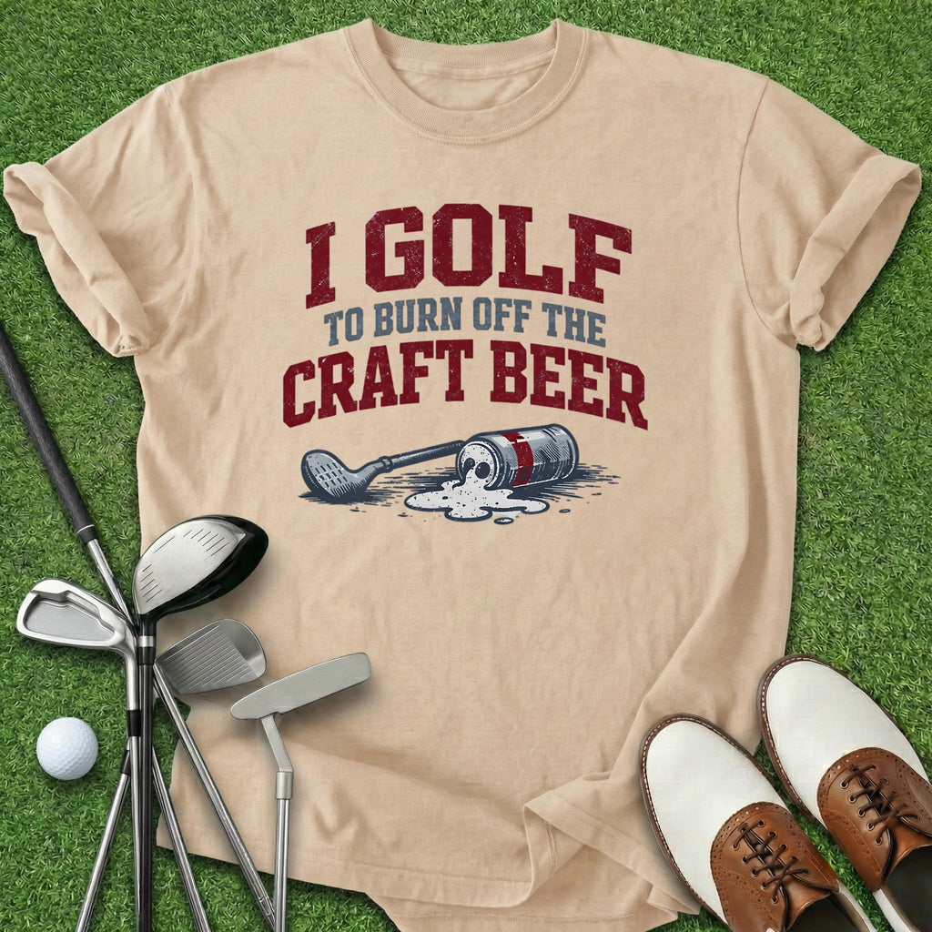 Craft Beer Golf  T-Shirt