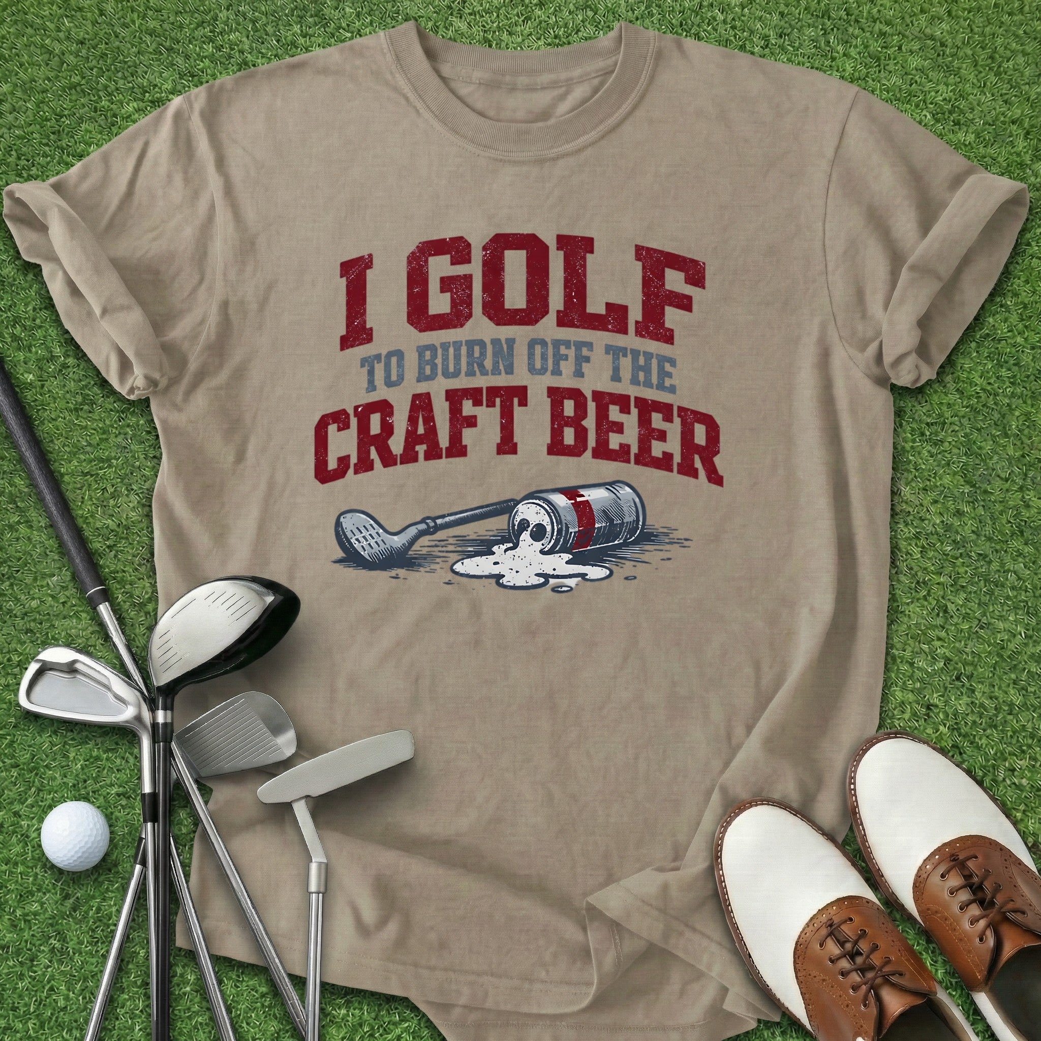 Craft Beer Golf  T-Shirt