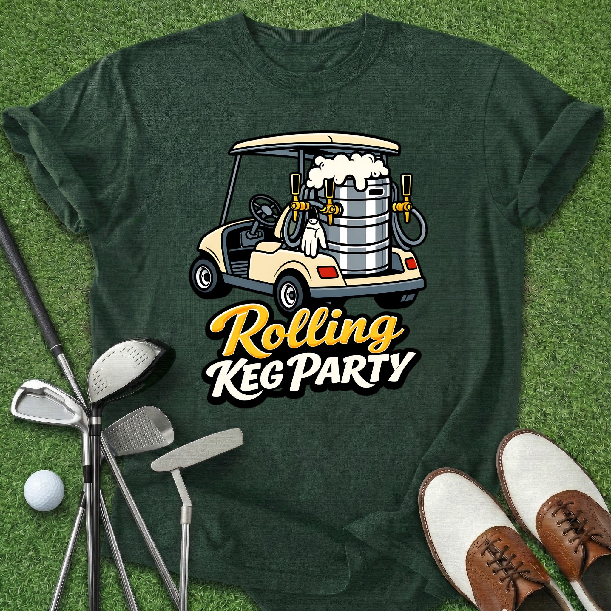 Rolling Keg Party T-Shirt