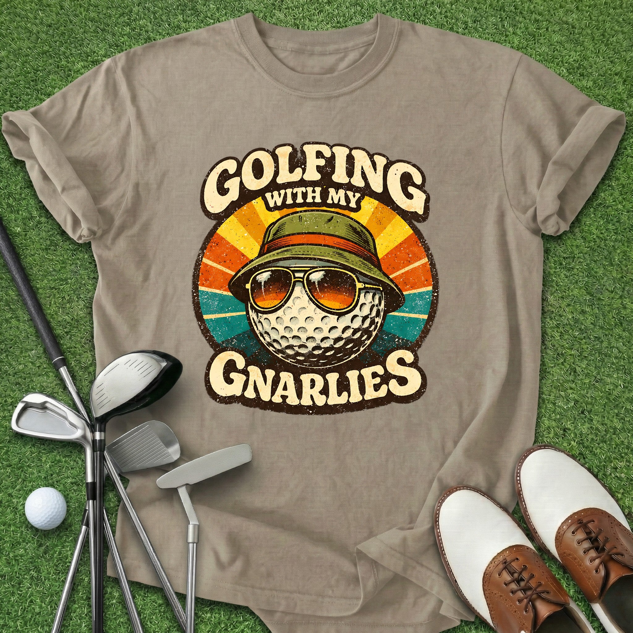 Golfing With My Gnarlies T-Shirt