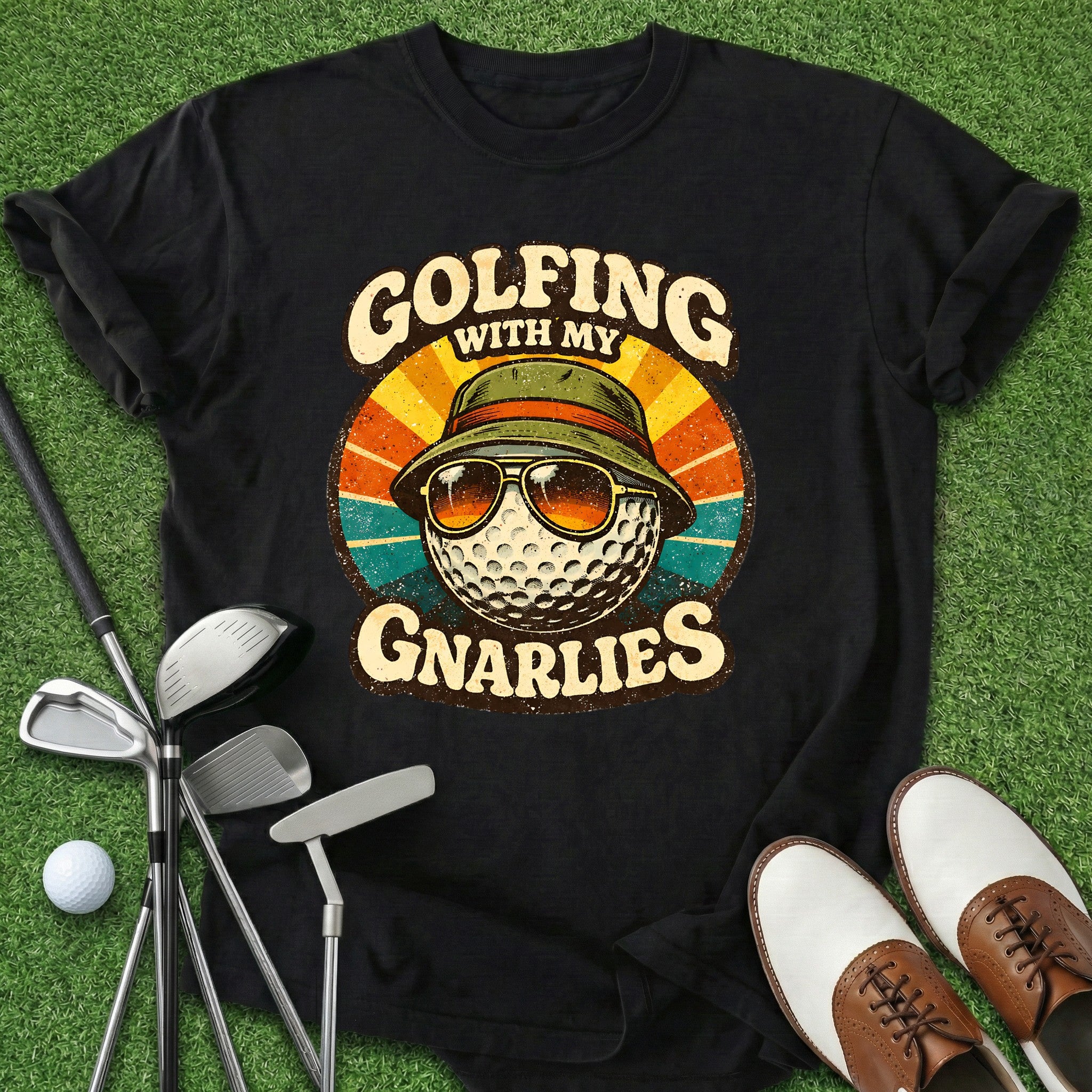 Golfing With My Gnarlies T-Shirt