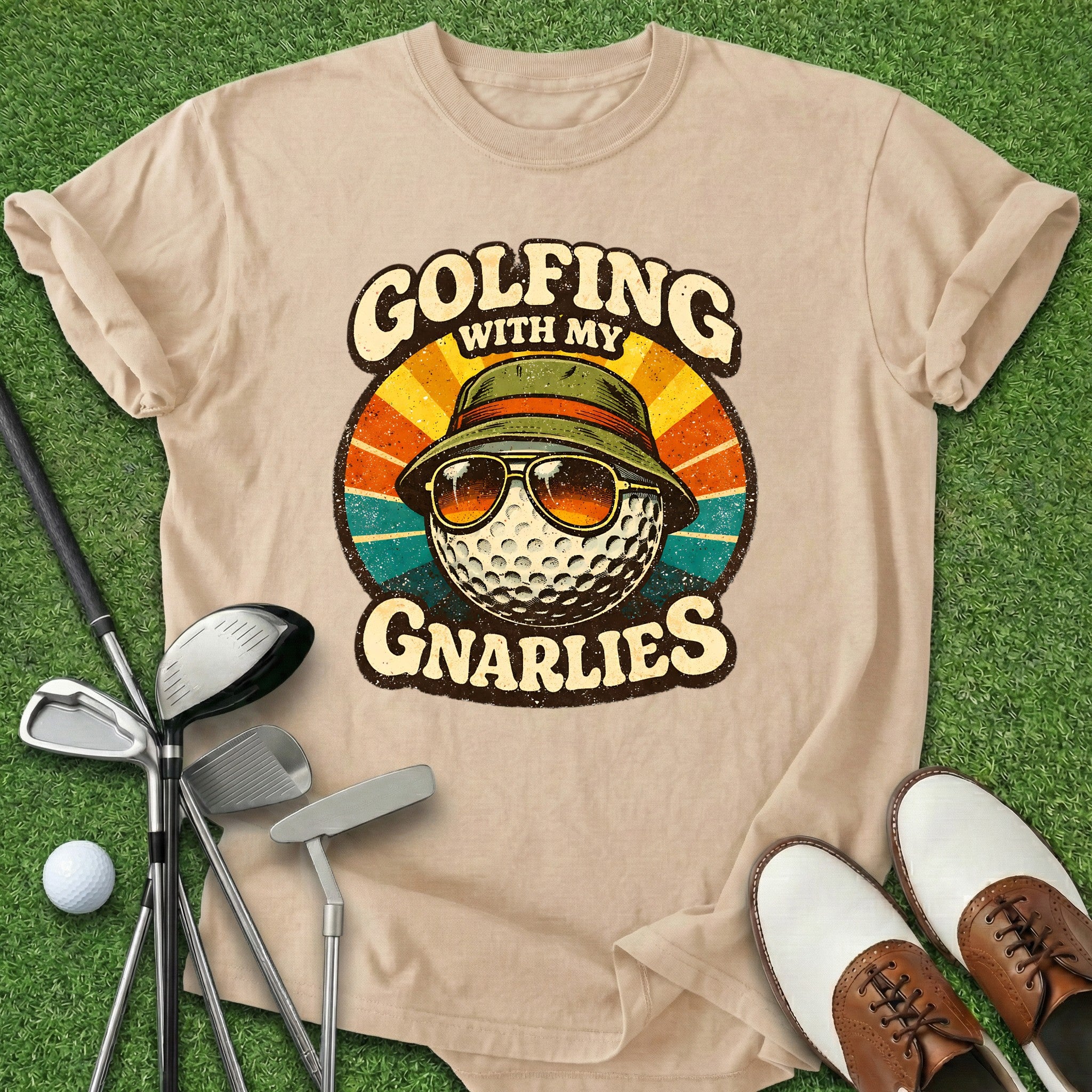 Golfing With My Gnarlies T-Shirt