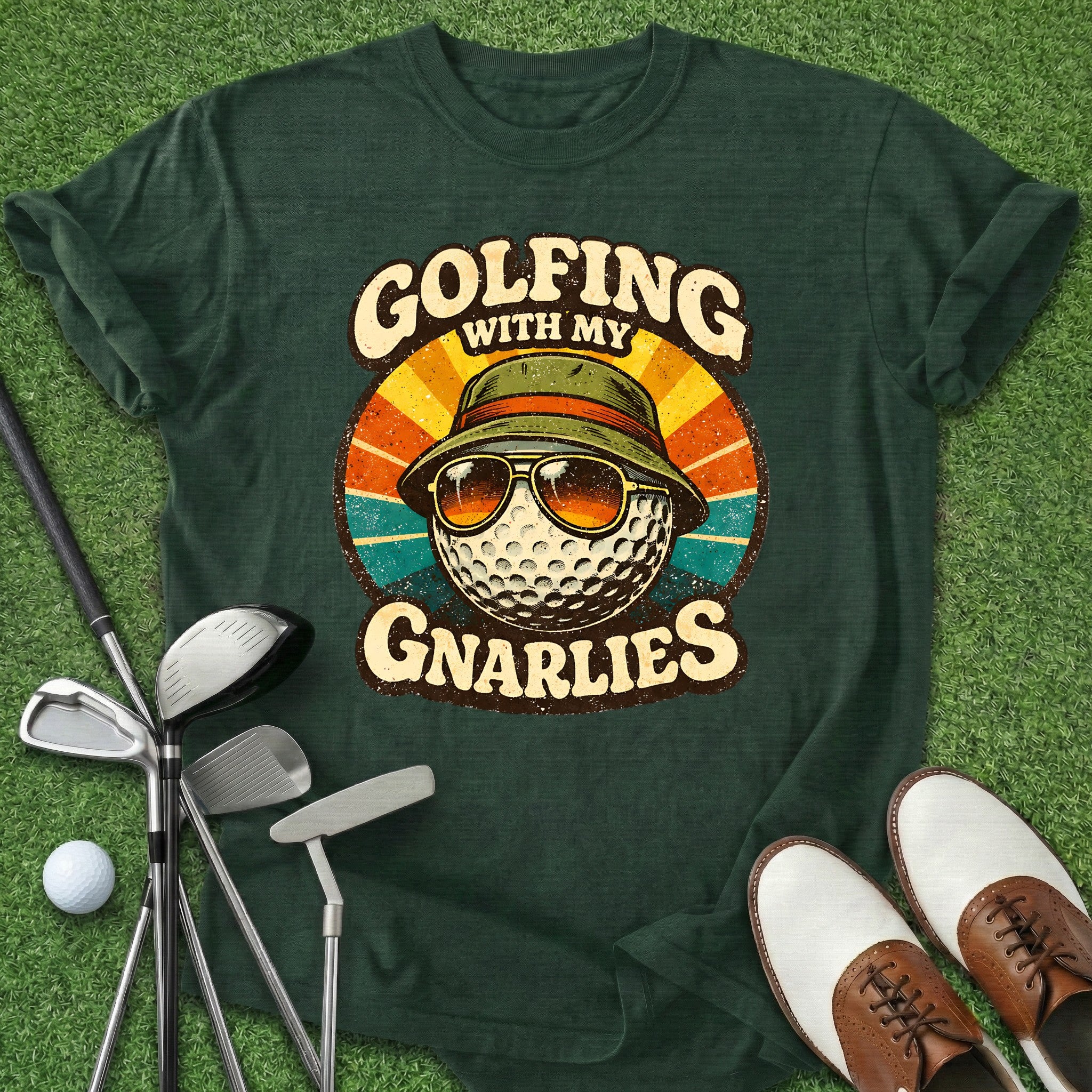 Golfing With My Gnarlies T-Shirt