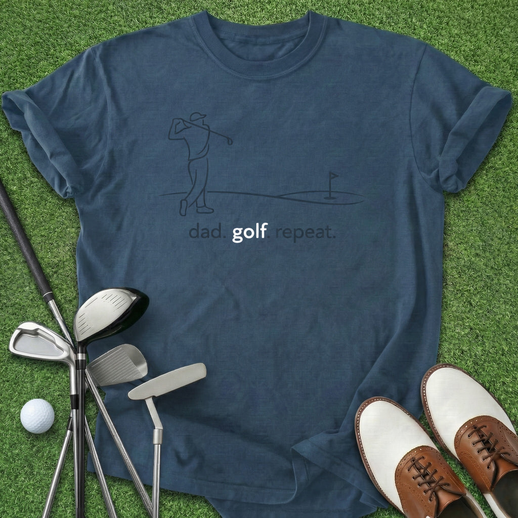 Dad Golf Repeat T-Shirt