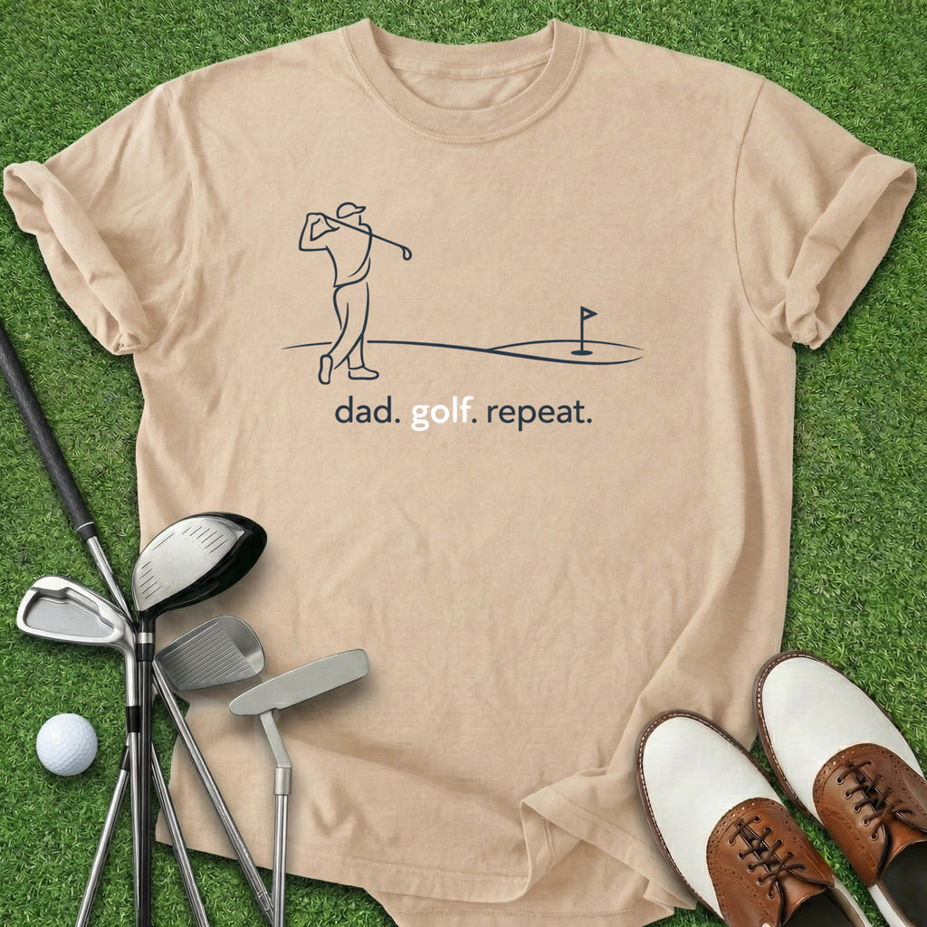 Dad Golf Repeat T-Shirt