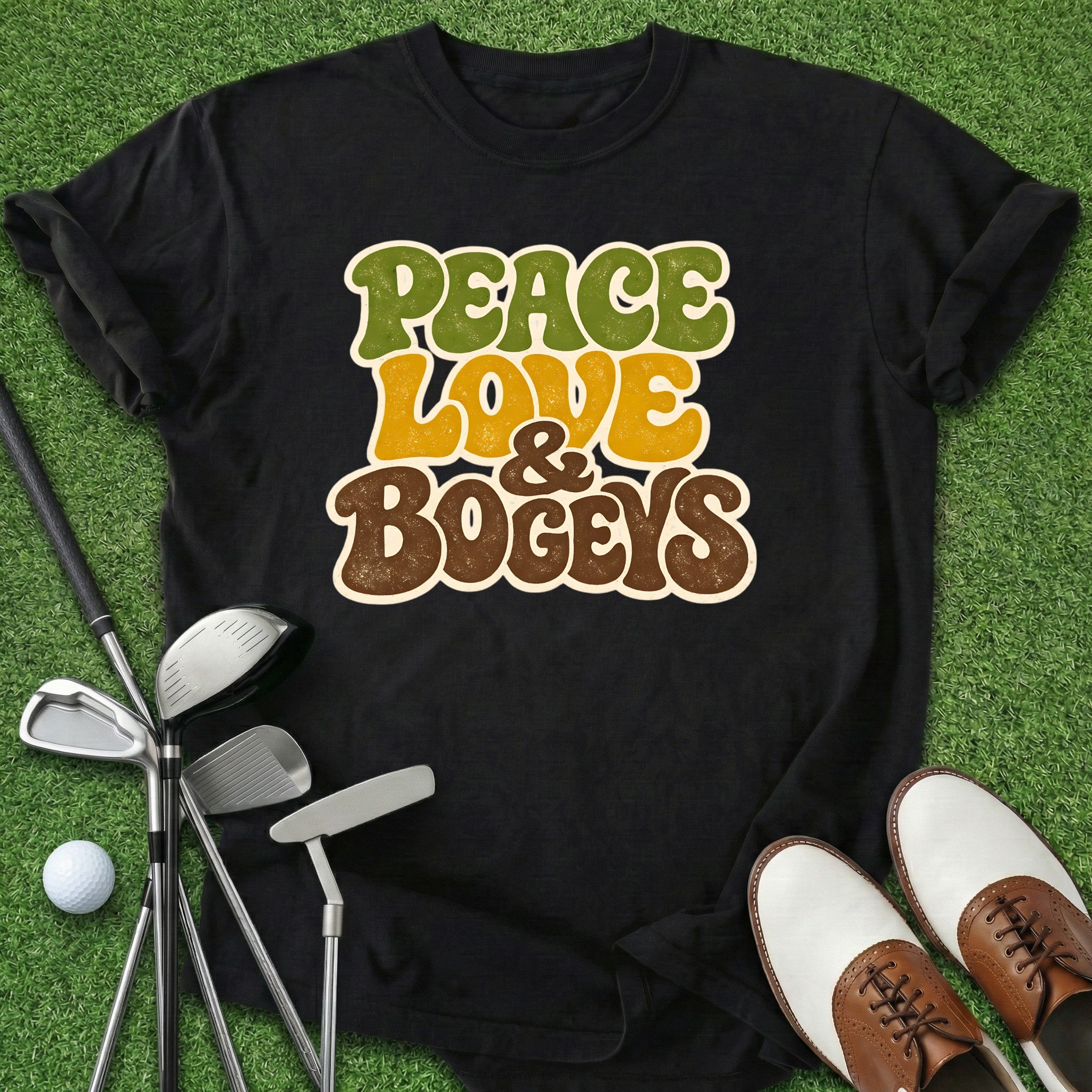Peace Love Bogeys T-Shirt