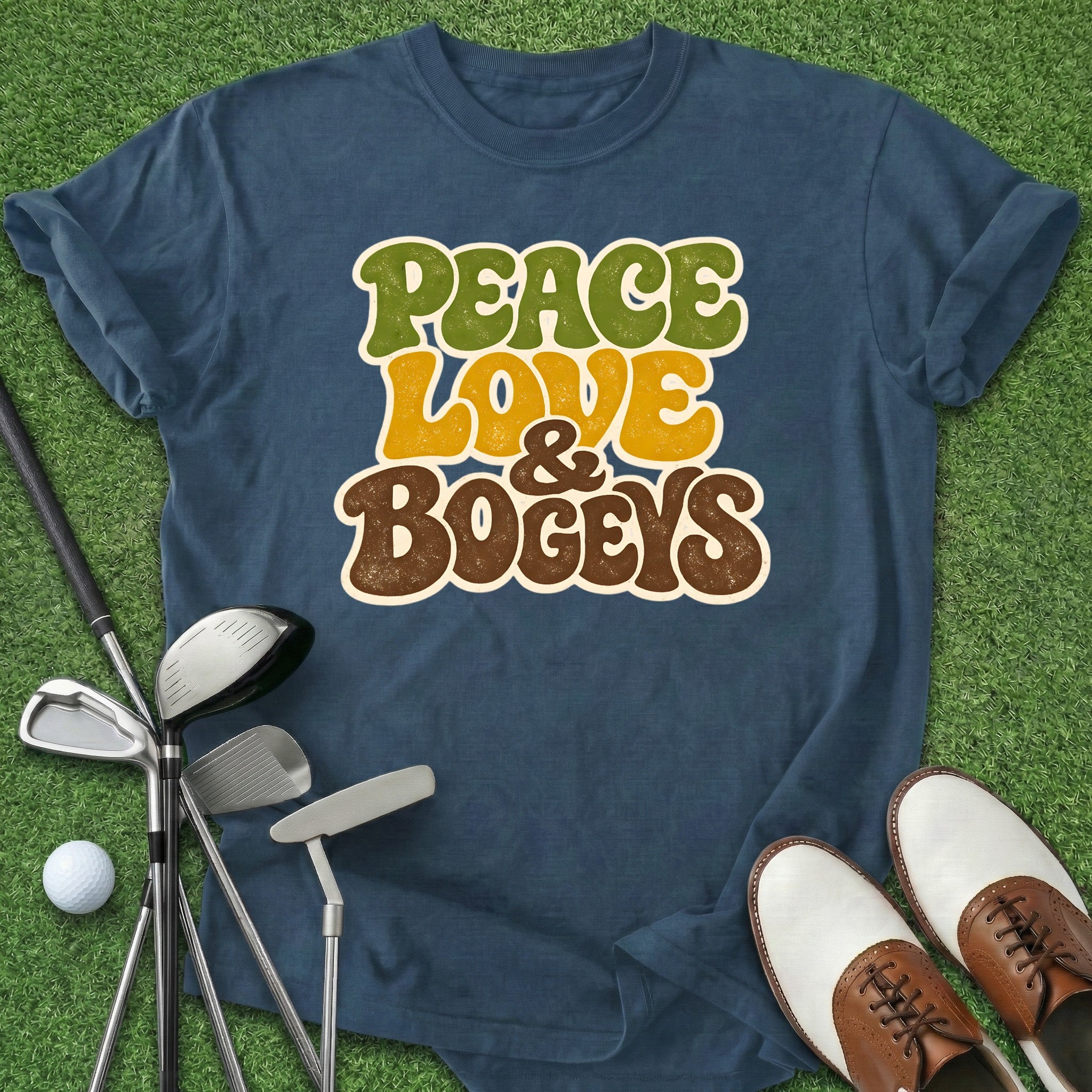 Peace Love Bogeys T-Shirt