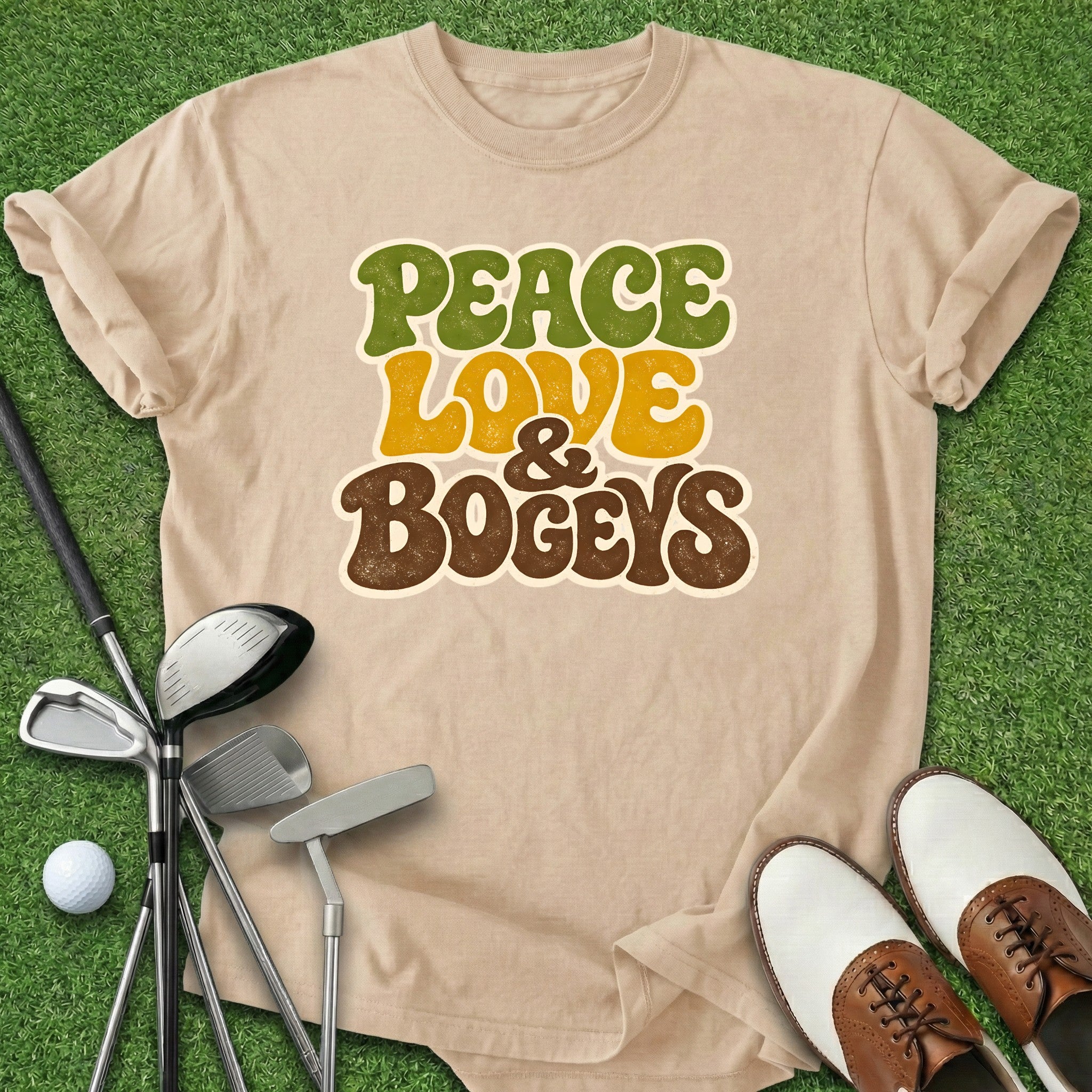 Peace Love Bogeys T-Shirt