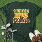 Peace Love Bogeys T-Shirt