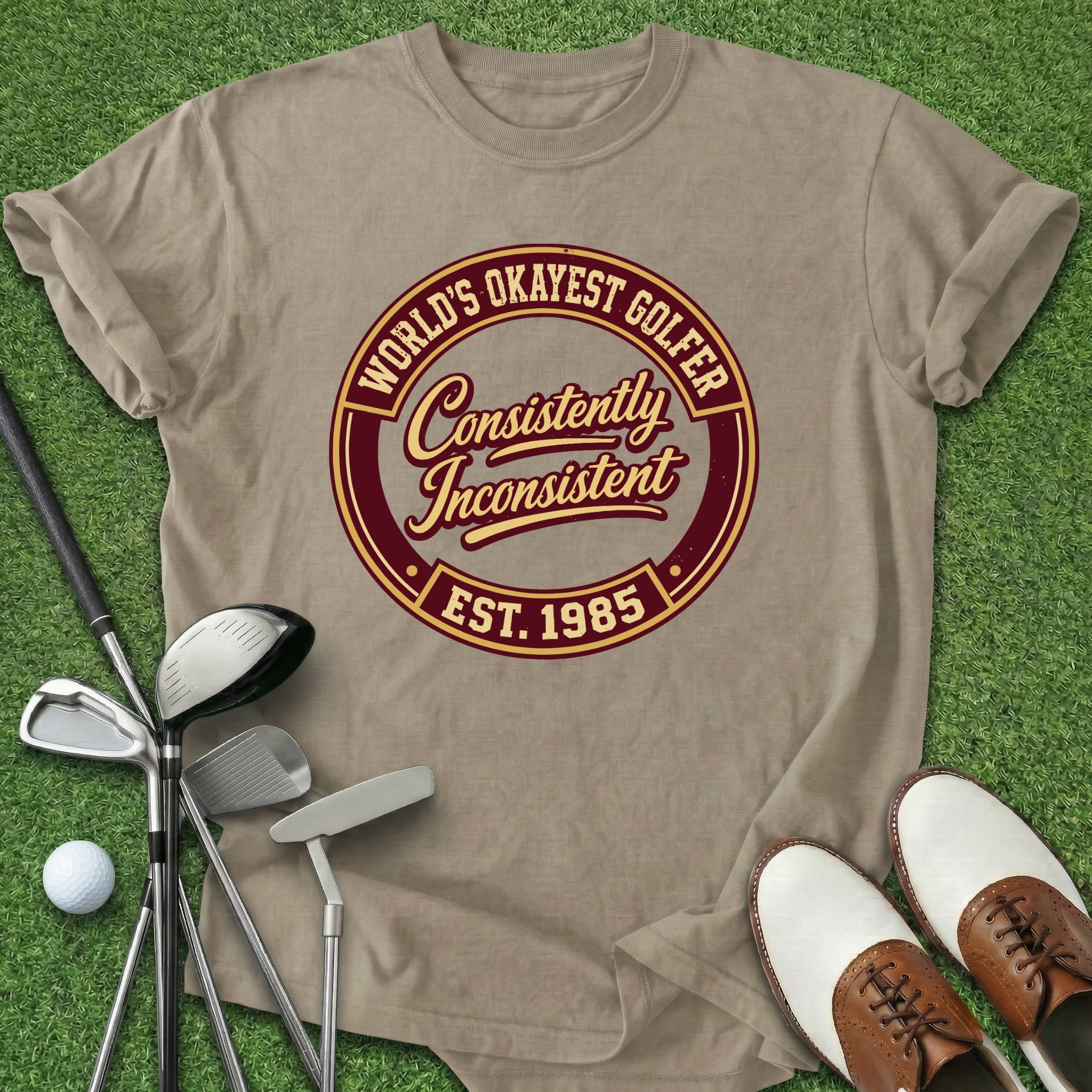 Worlds Okayest Golfer T-Shirt