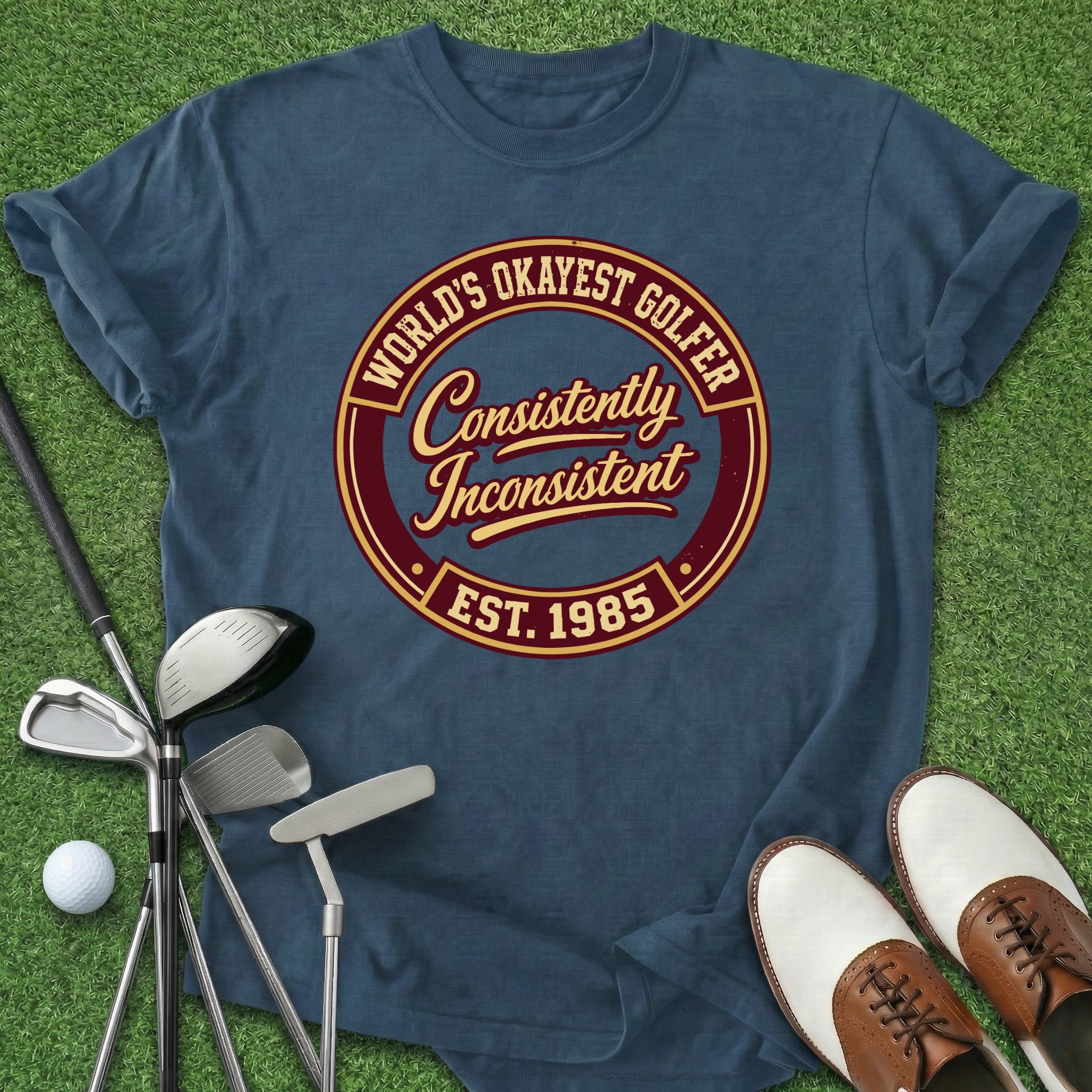 Worlds Okayest Golfer T-Shirt
