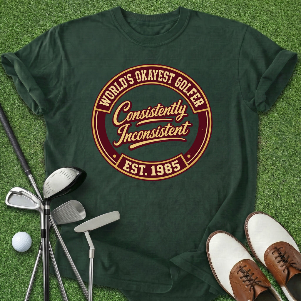 Worlds Okayest Golfer T-Shirt