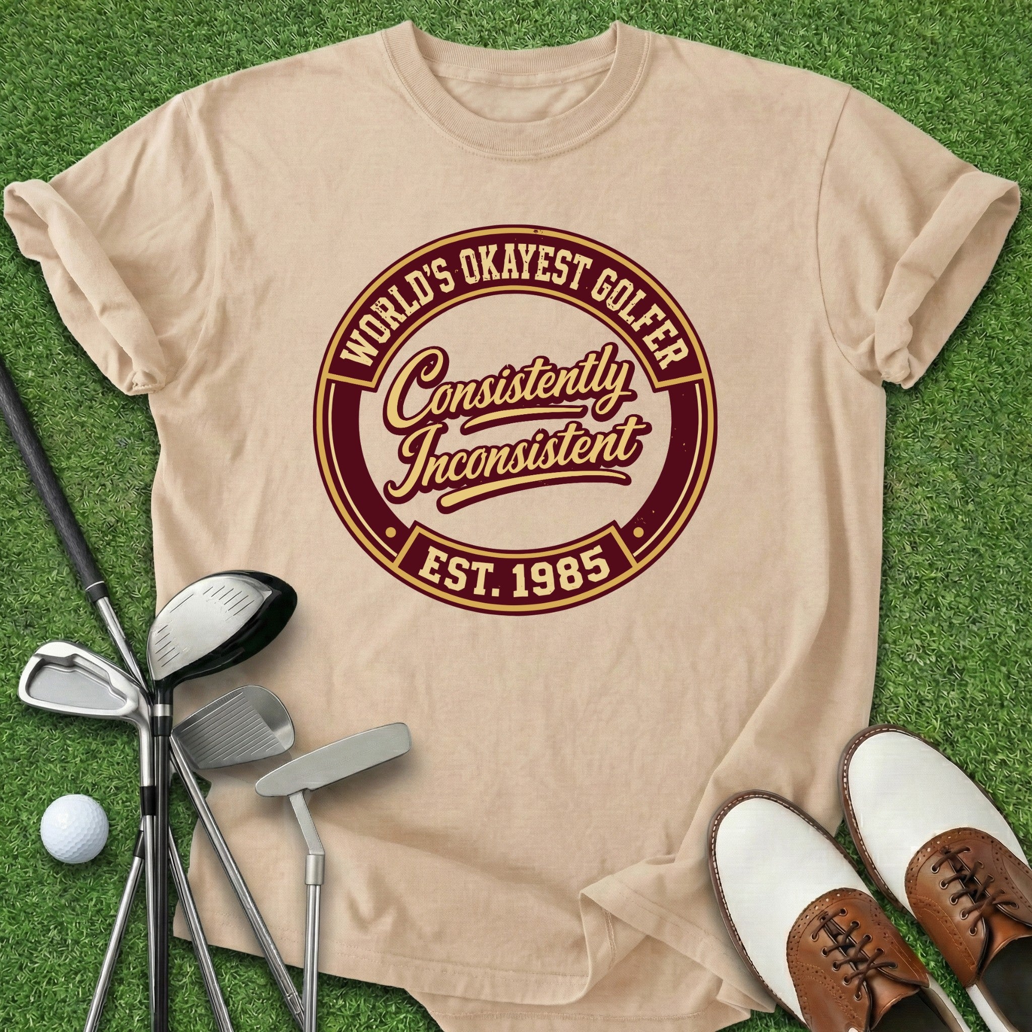 Worlds Okayest Golfer T-Shirt