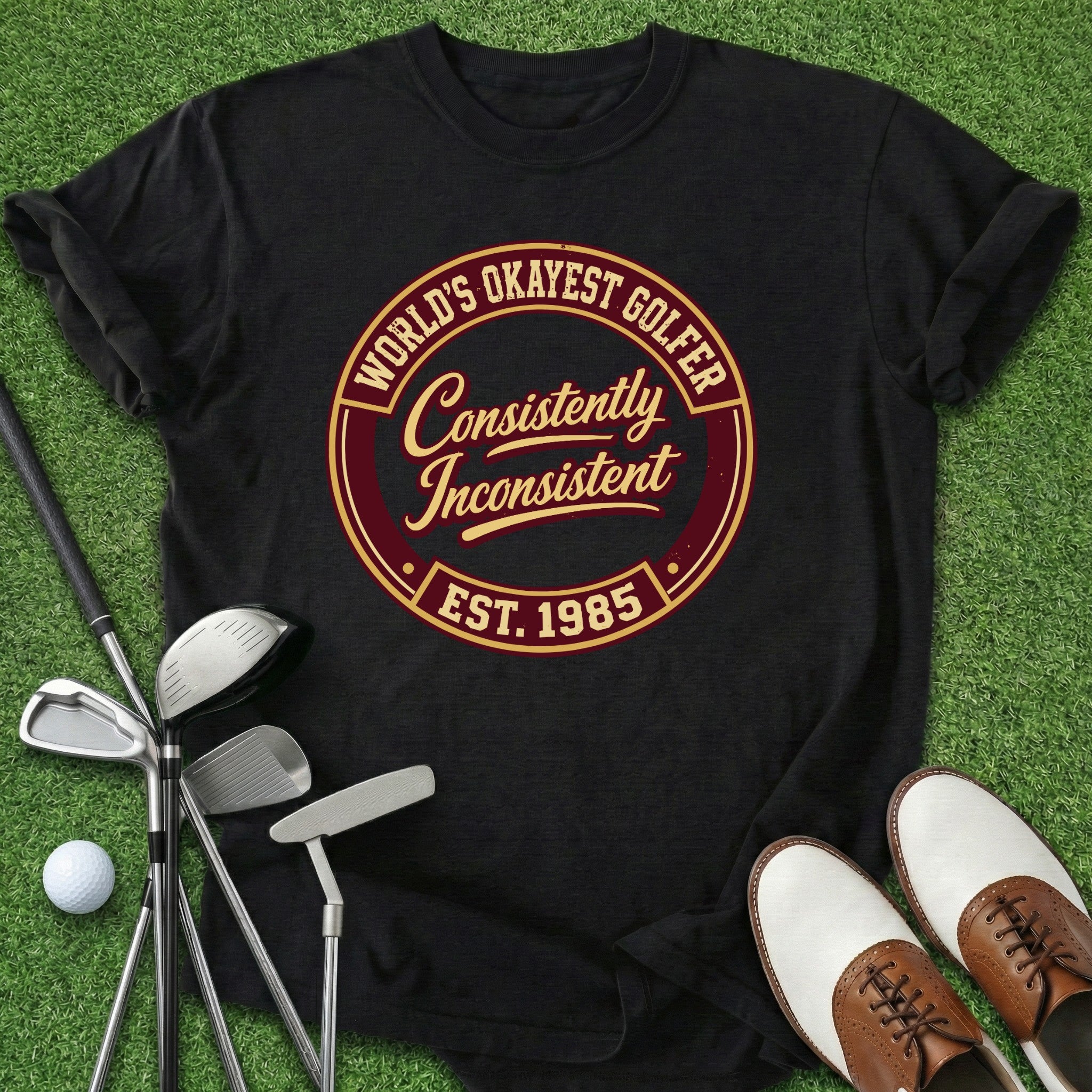 Worlds Okayest Golfer T-Shirt