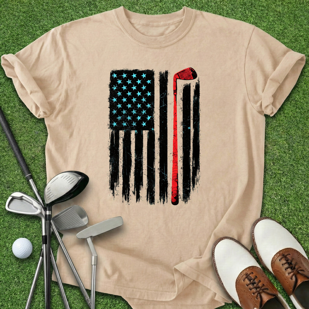 USA Golf Flag T-Shirt
