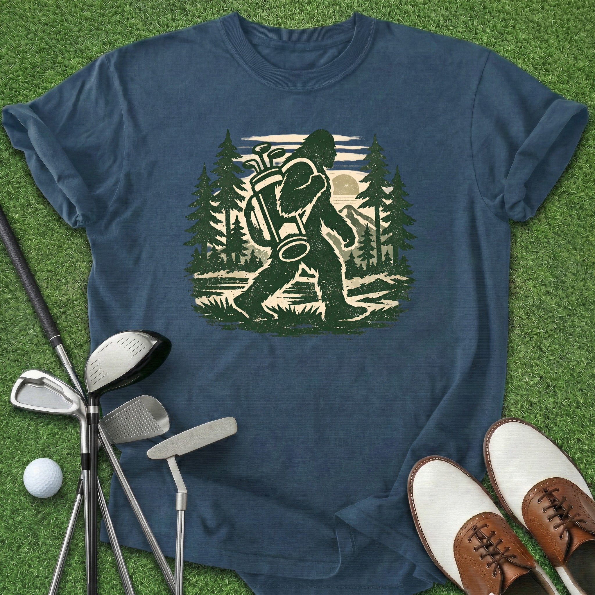 Bigfoot Golfing T-Shirt