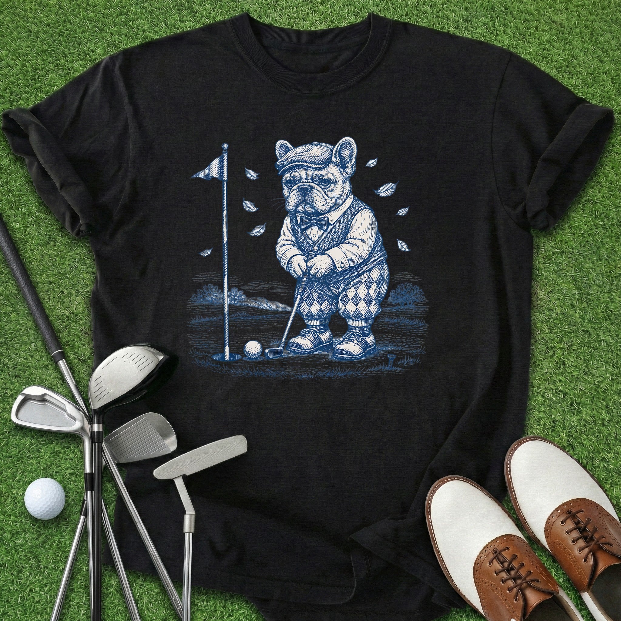 Pug Golf T-Shirt