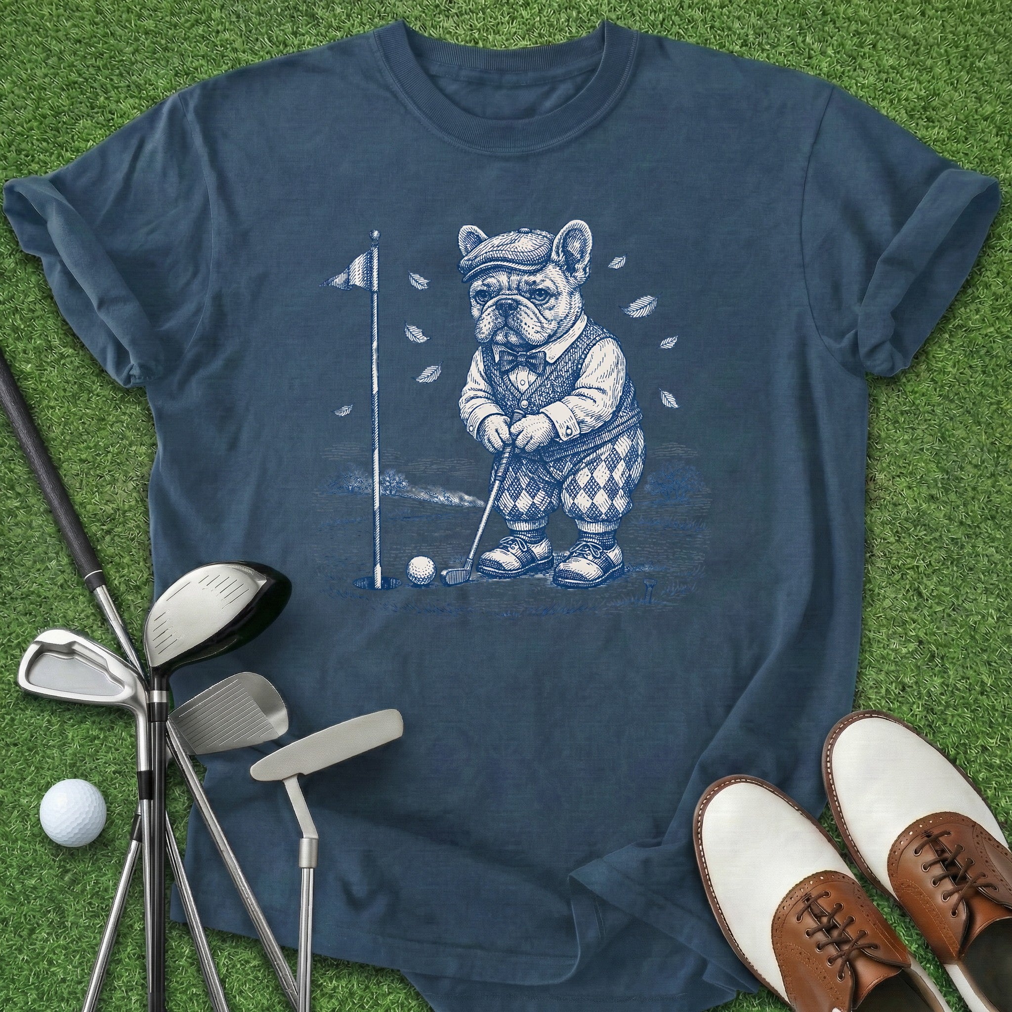 Pug Golf T-Shirt