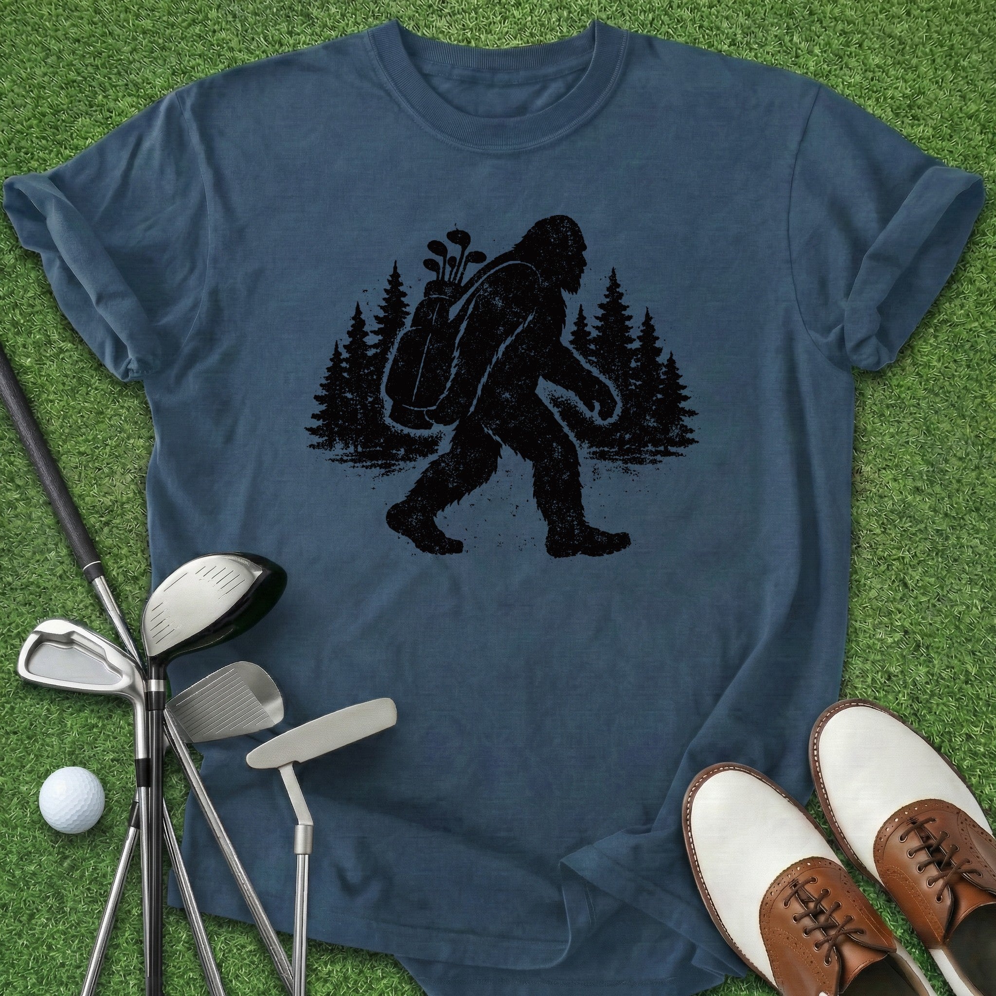 Bigfoot Golfing T-Shirt
