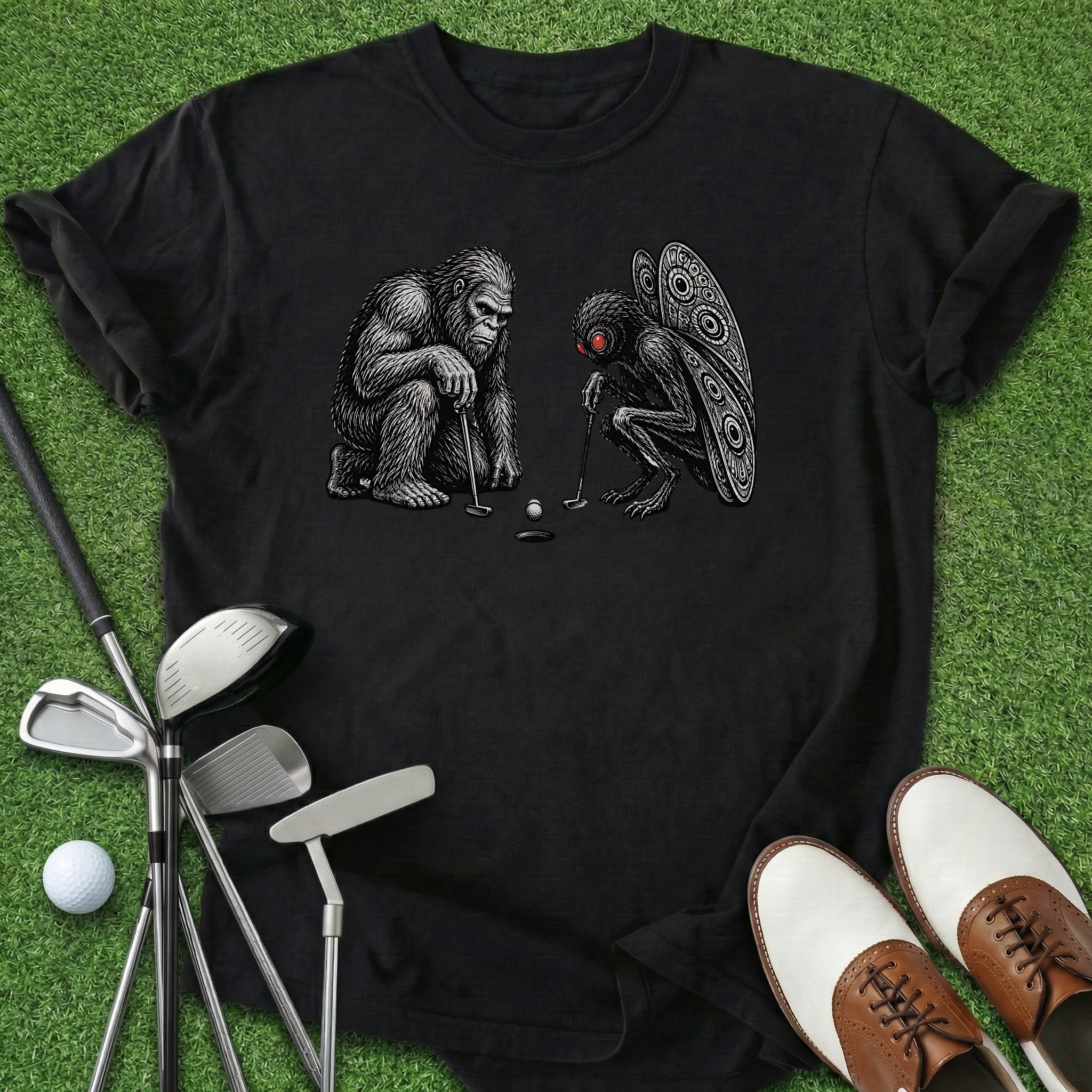 Bigfoot Mothman T-Shirt