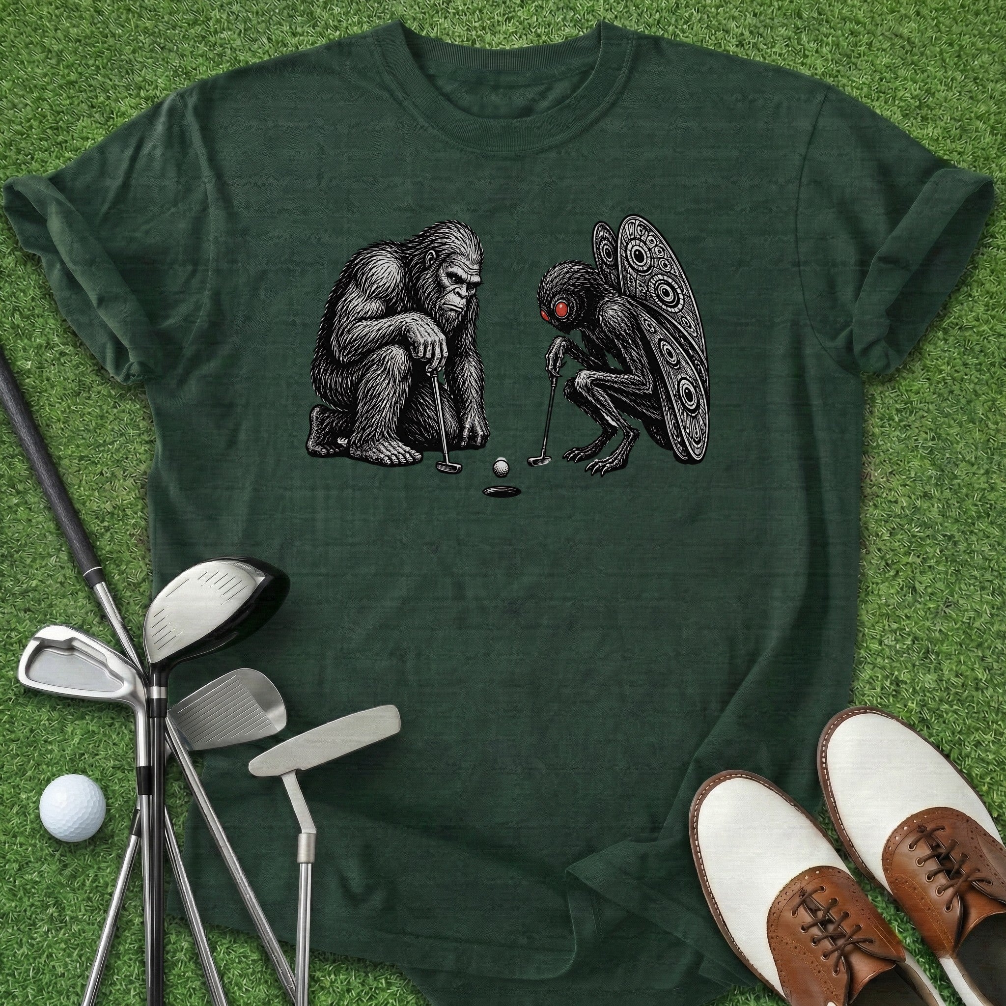 Bigfoot Mothman T-Shirt