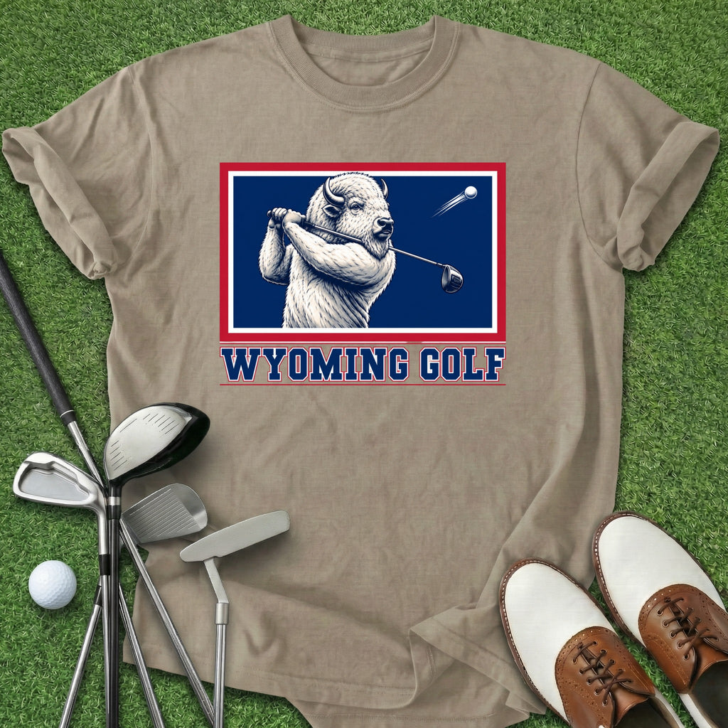 Wyoming Golf T-Shirt