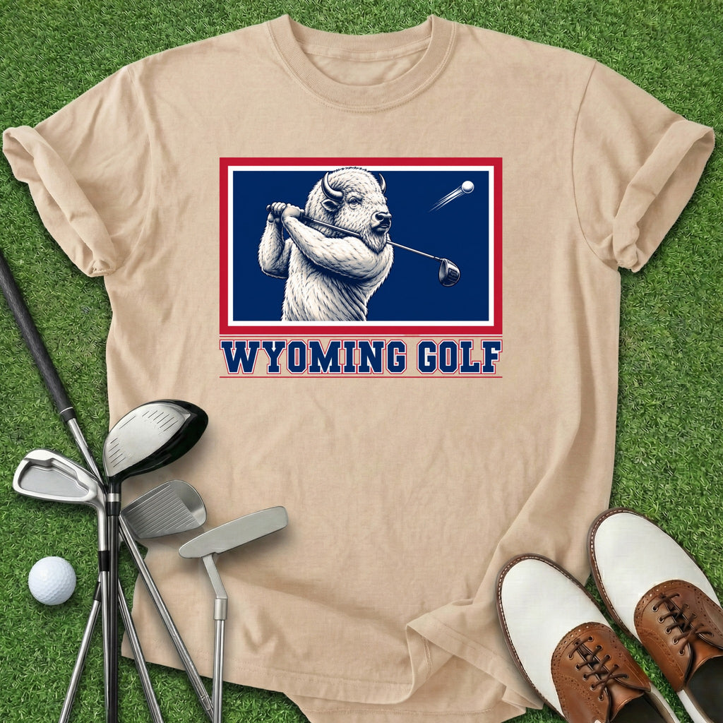 Wyoming Golf T-Shirt