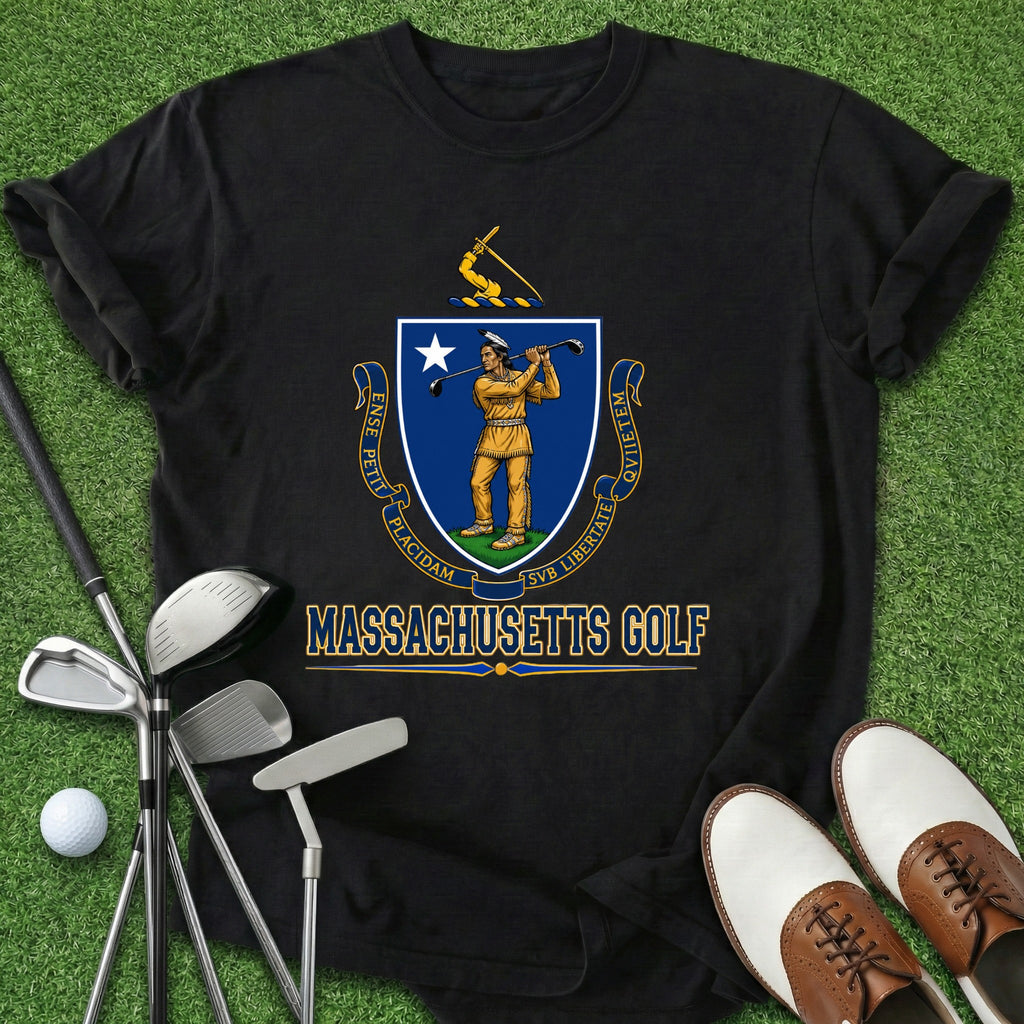 Massachusetts Golf T-Shirt