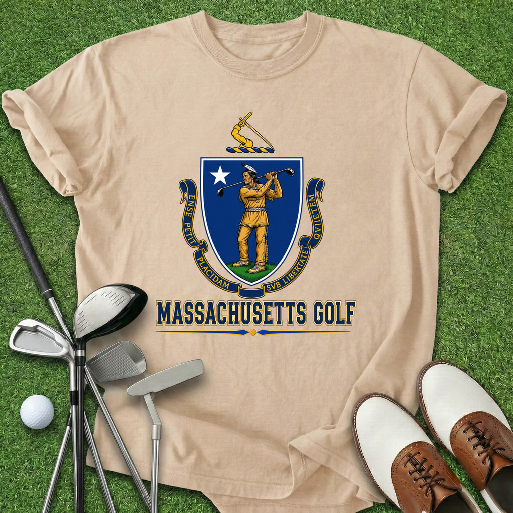 Massachusetts Golf T-Shirt