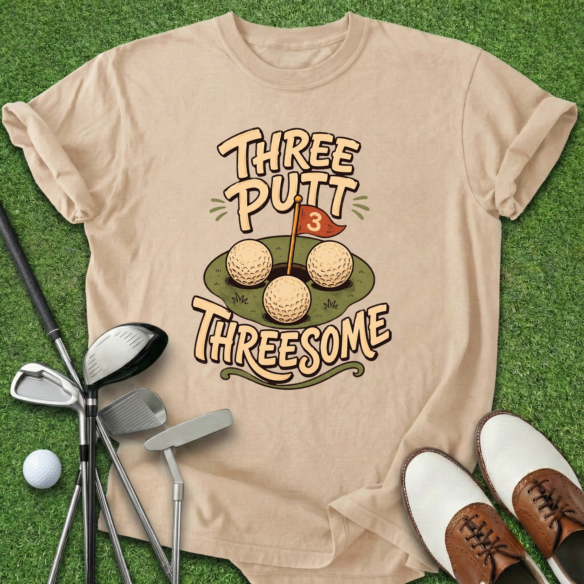 Three Putt Threesome T-Shirt