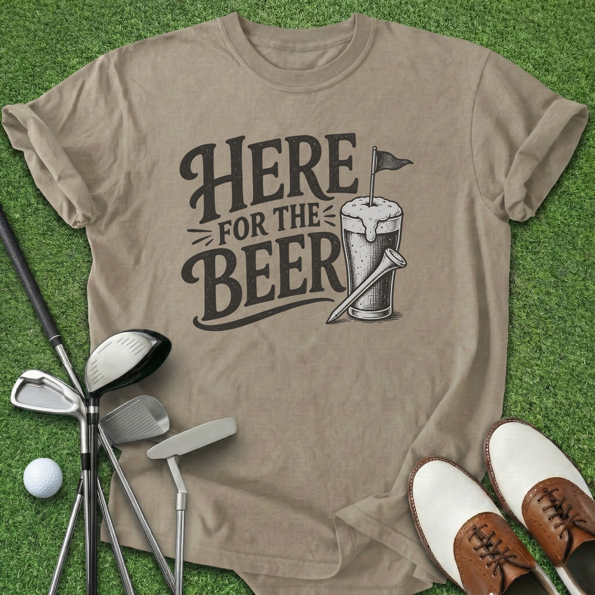 Here For The Beer T-Shirt