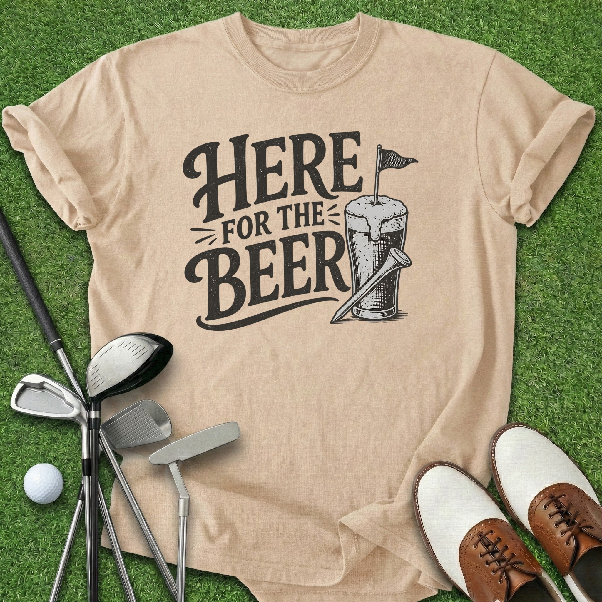 Here For The Beer T-Shirt