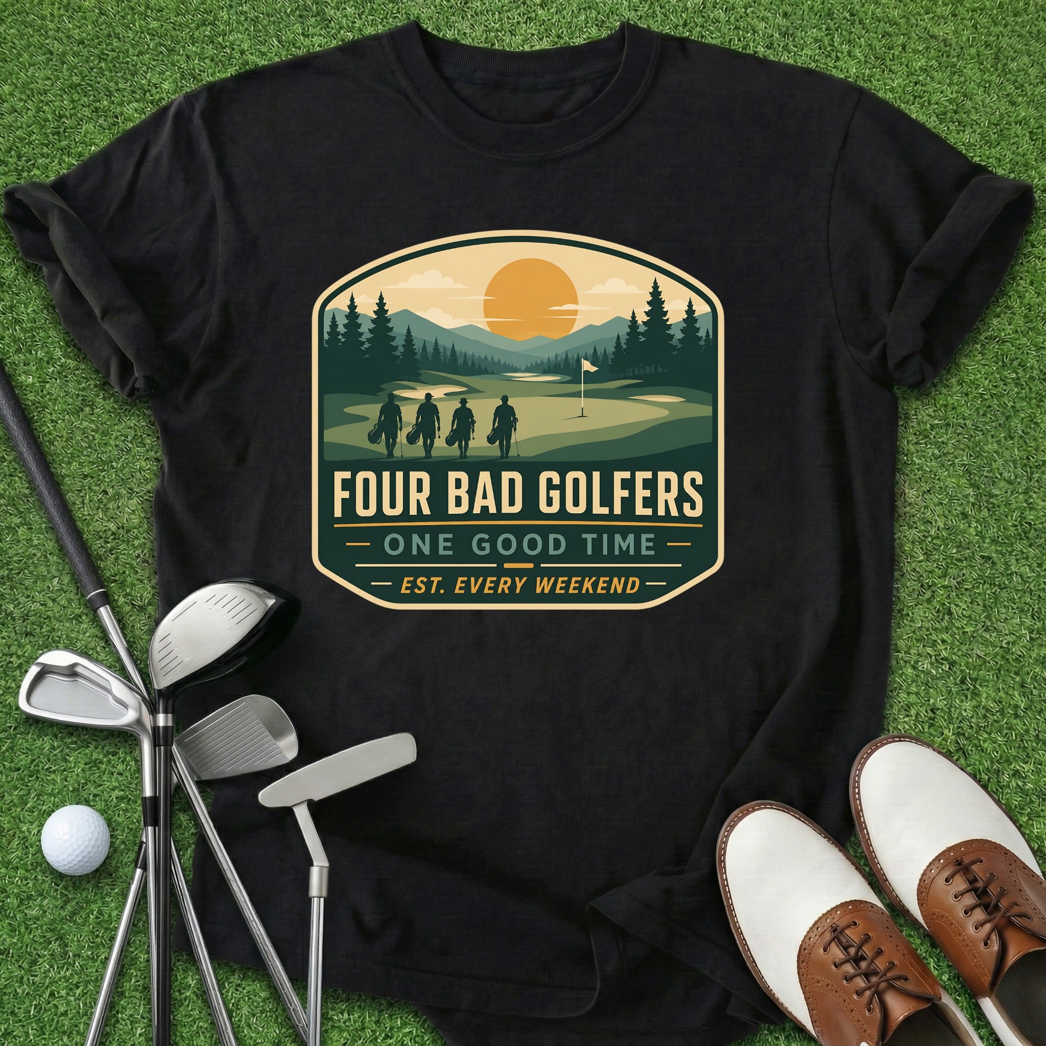 Four Bad Golfers T-Shirt