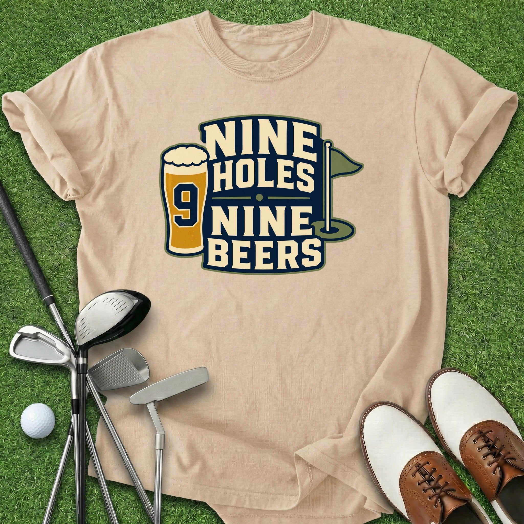 9 Holes 9 Beers T-Shirt