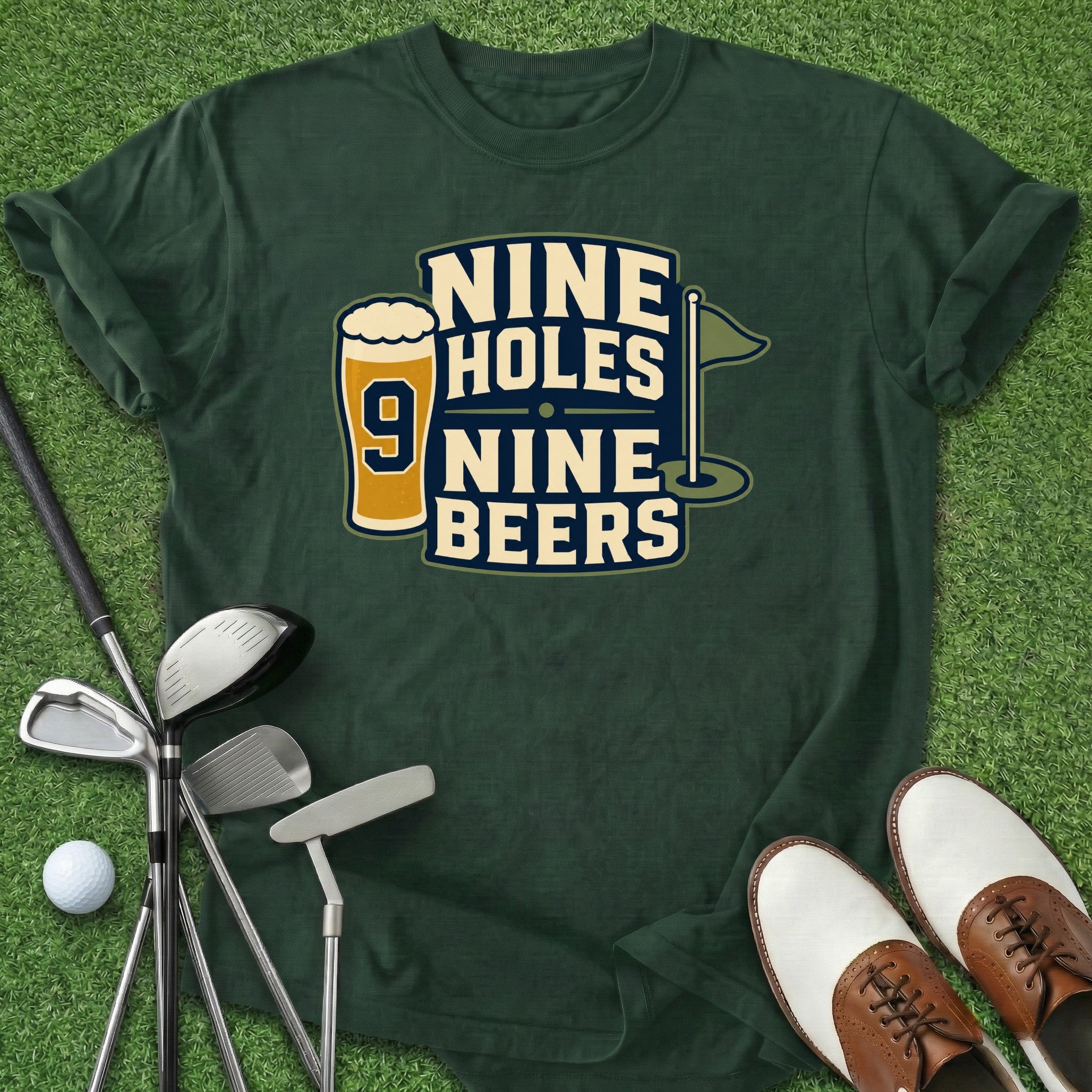9 Holes 9 Beers T-Shirt