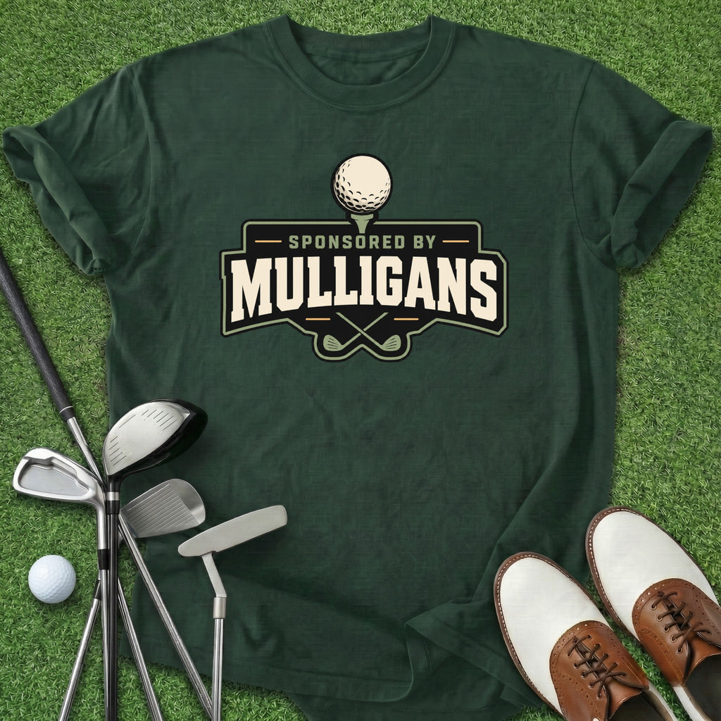 Sponsored By Mulligans T-Shirt